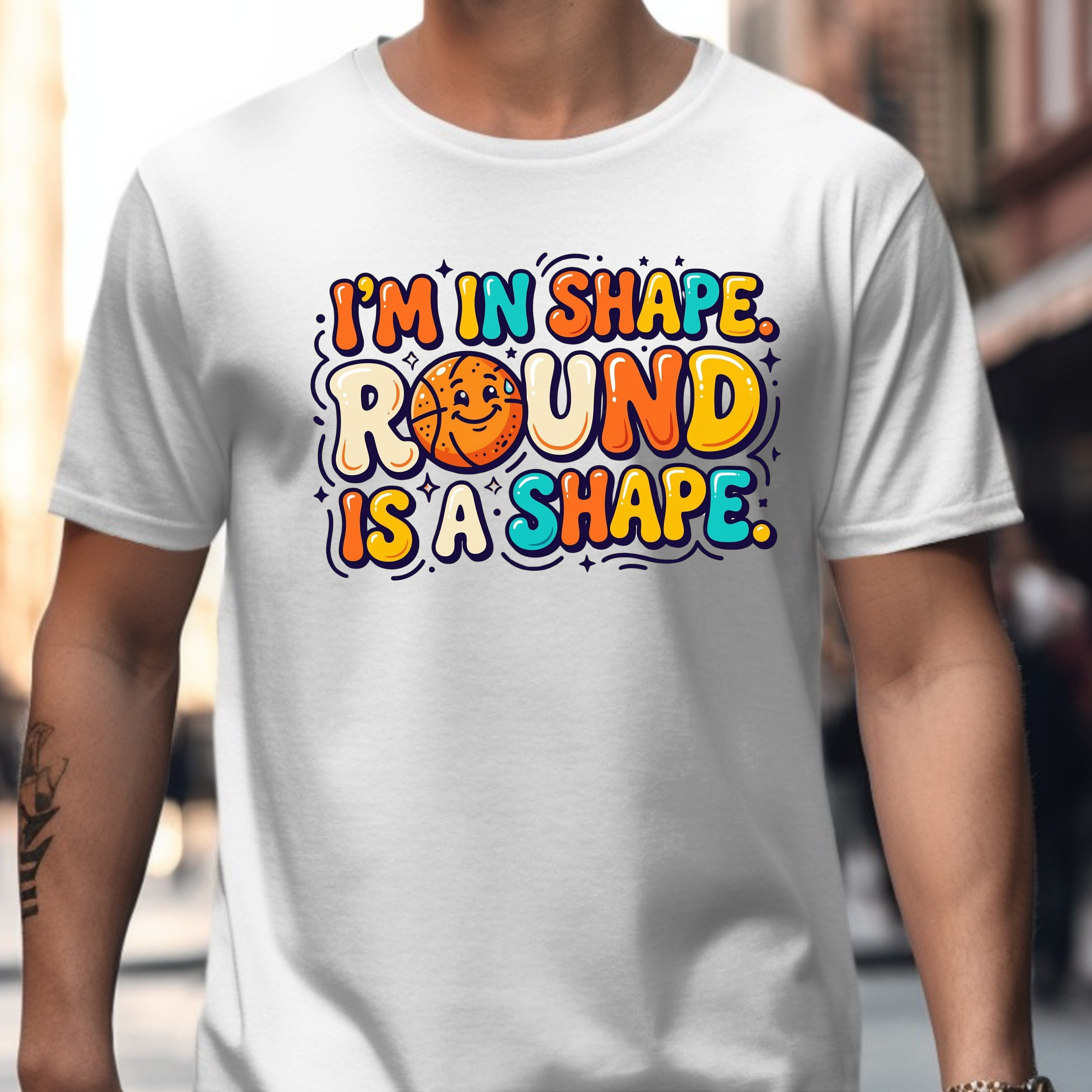 Round is a shape T-Shirt