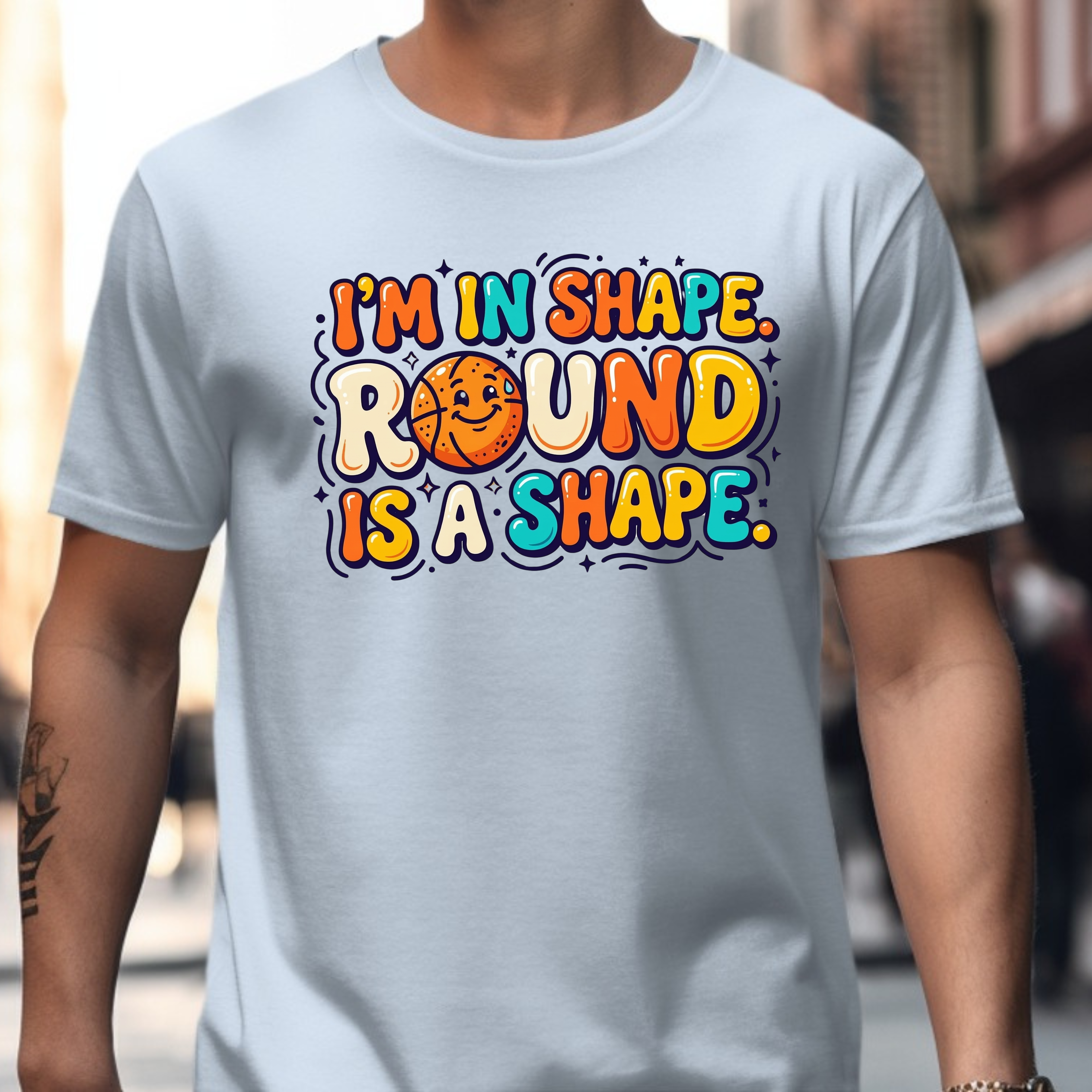 Round is a shape T-Shirt