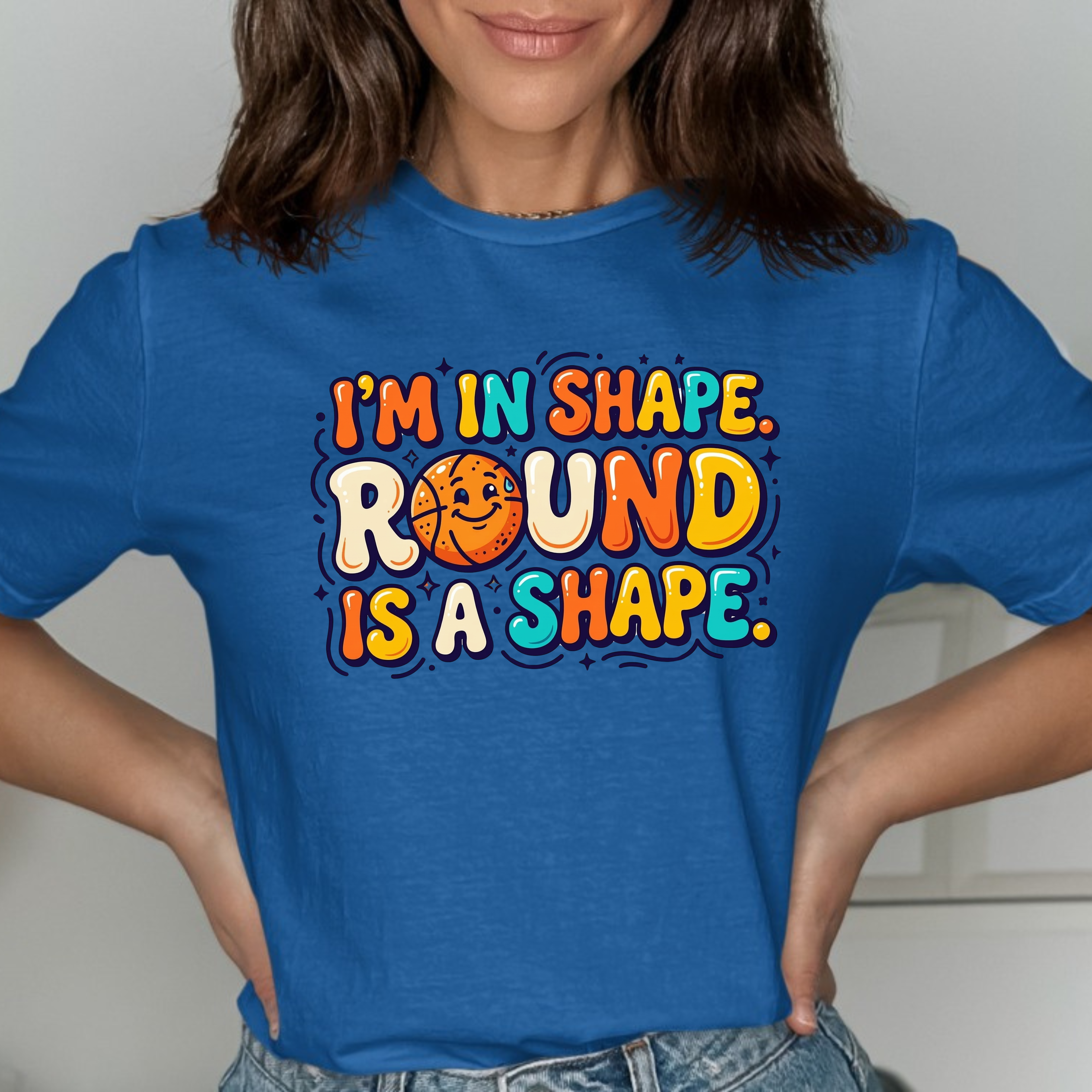 Round is a shape T-Shirt