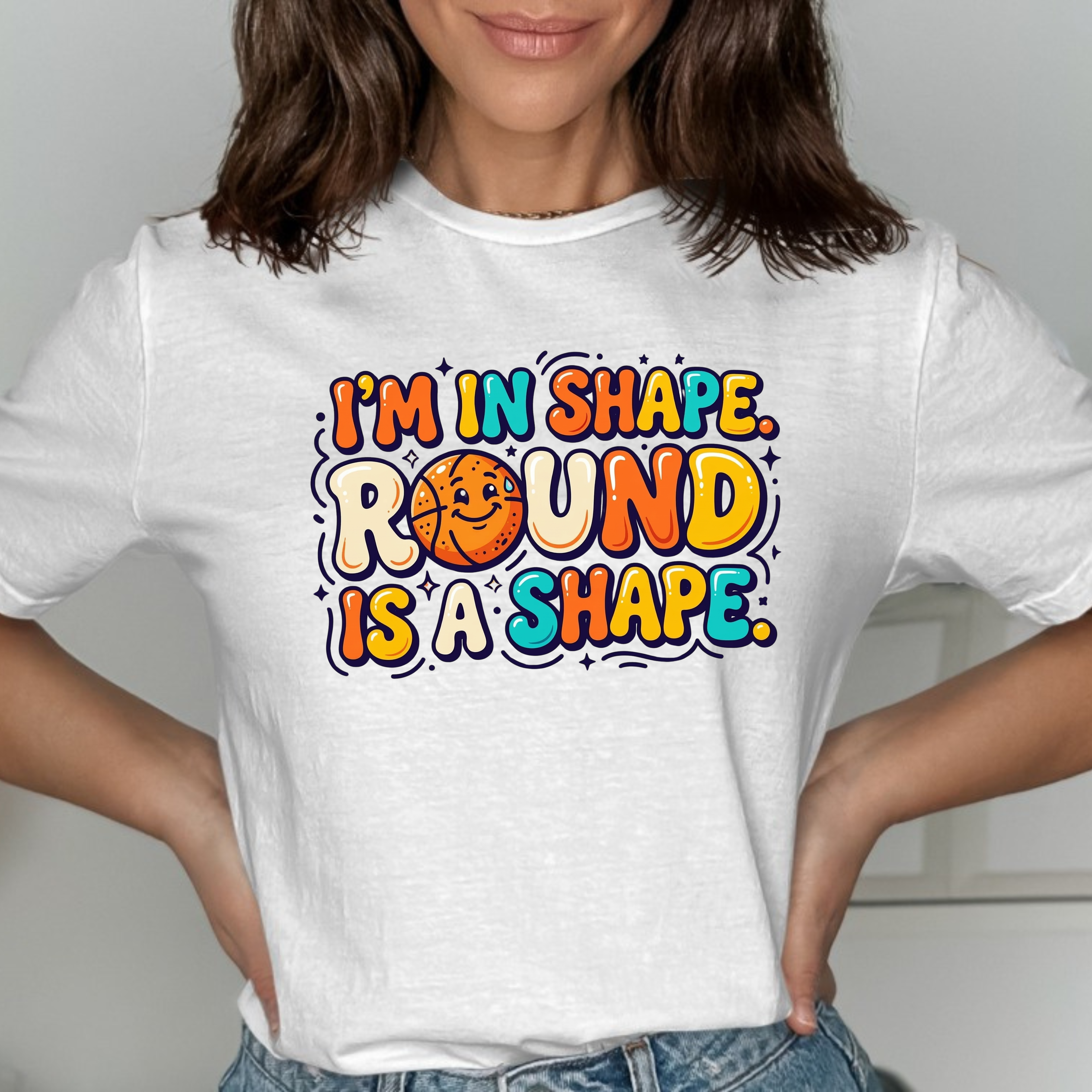 Round is a shape T-Shirt