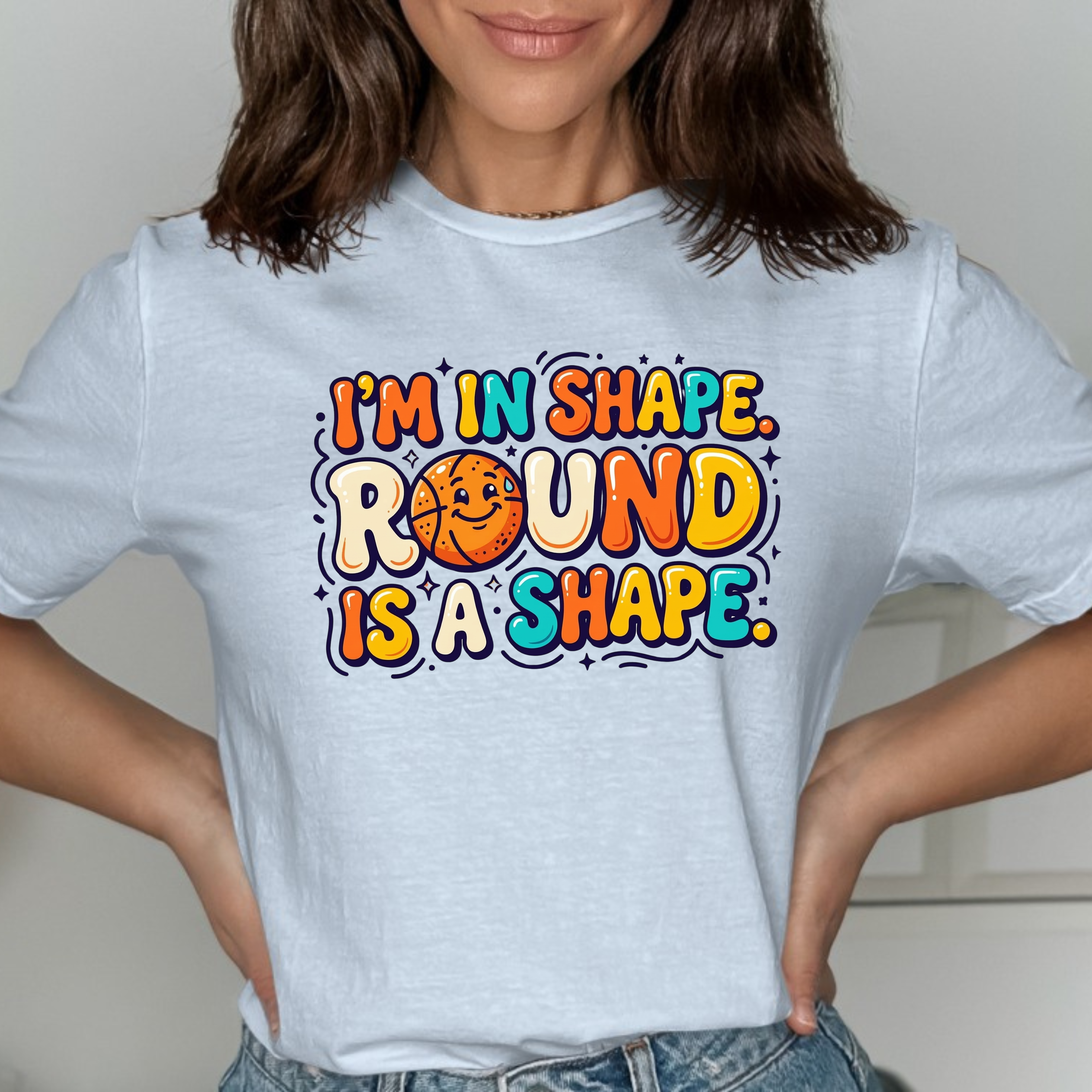 Round is a shape T-Shirt