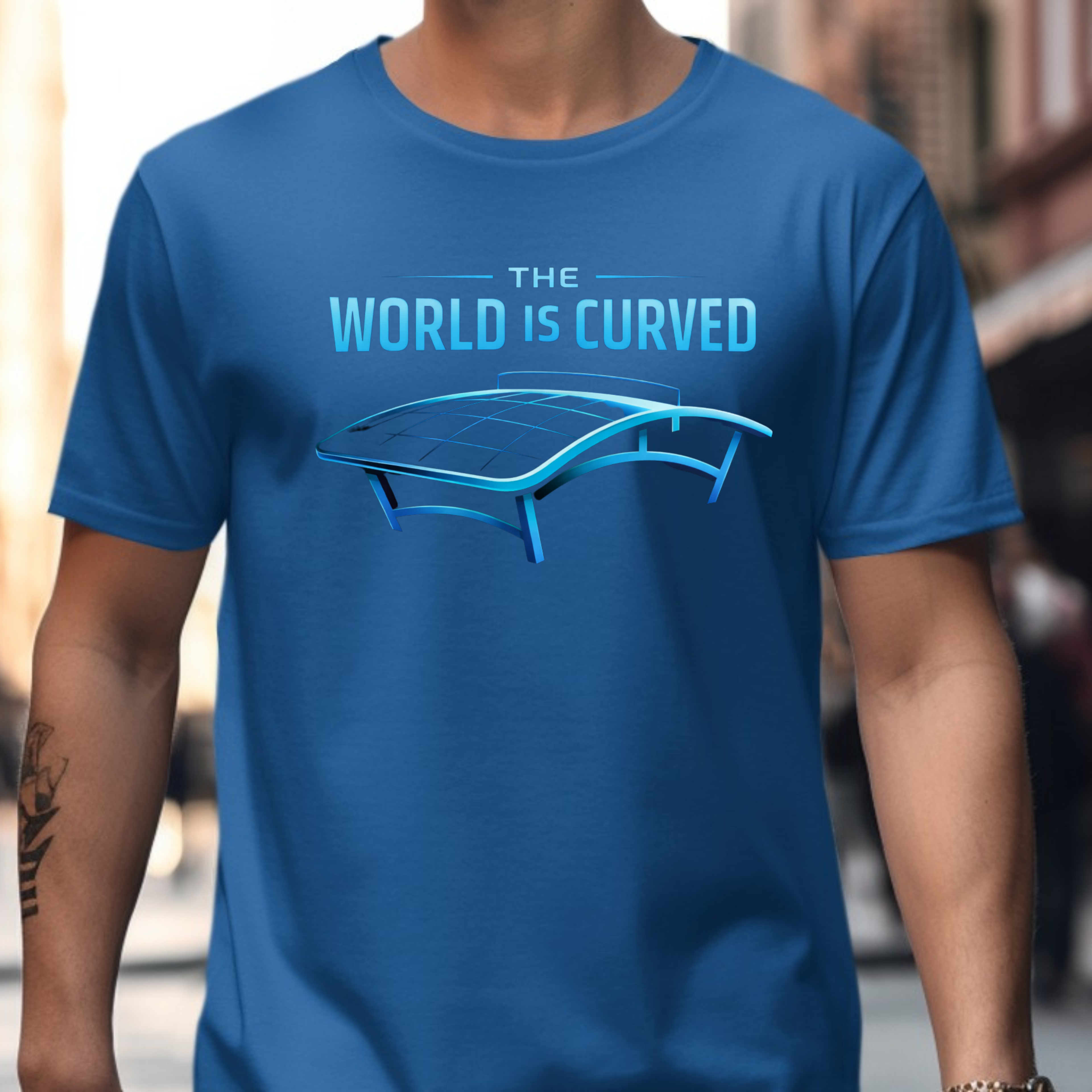 The World is Curved T-Shirt