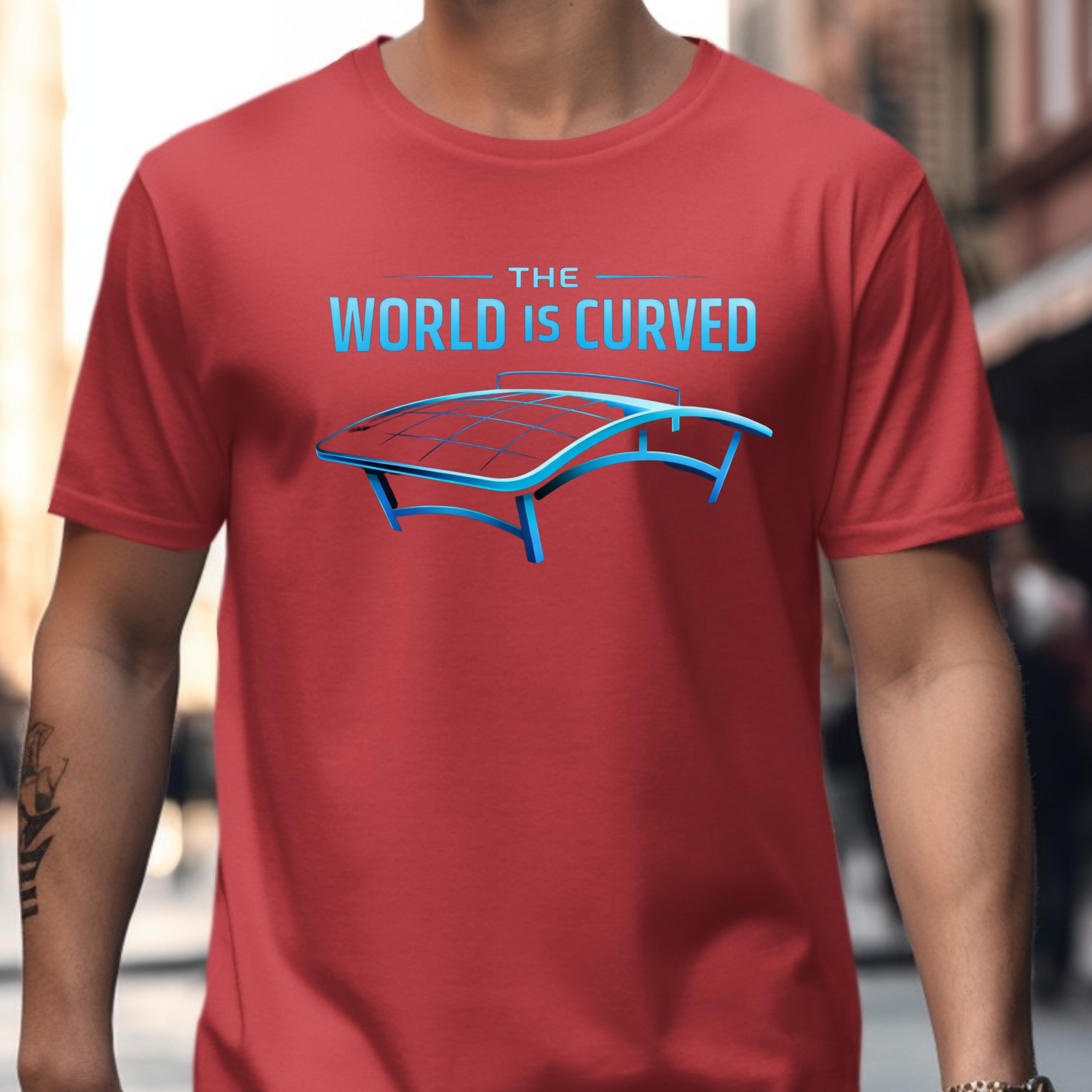The World is Curved T-Shirt