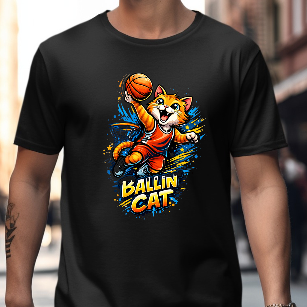 Ballin Cat T-Shirt