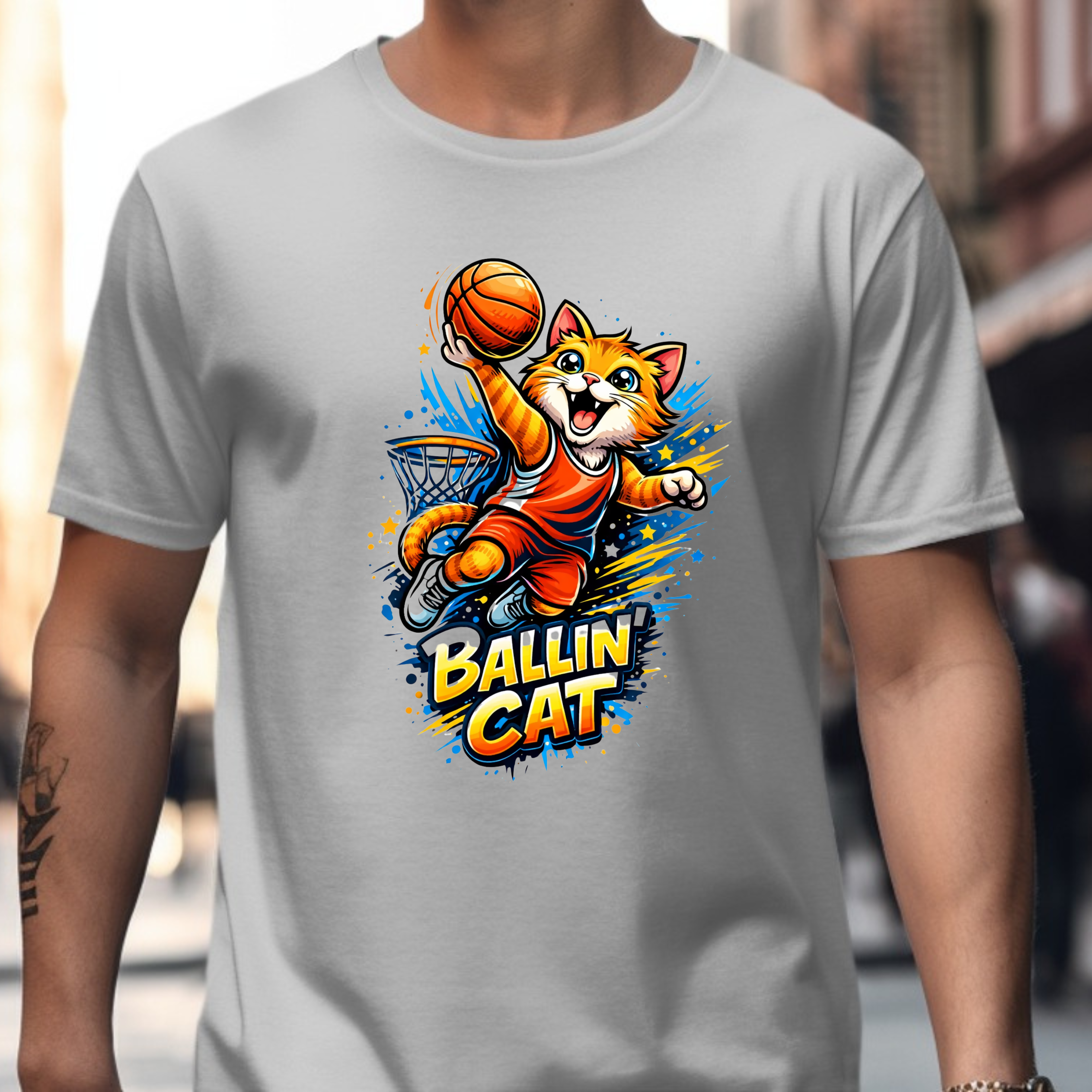 Ballin Cat T-Shirt