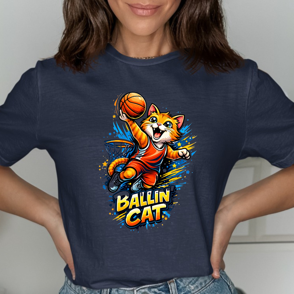 Ballin Cat T-Shirt