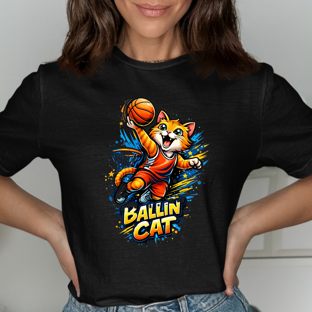 Ballin Cat T-Shirt