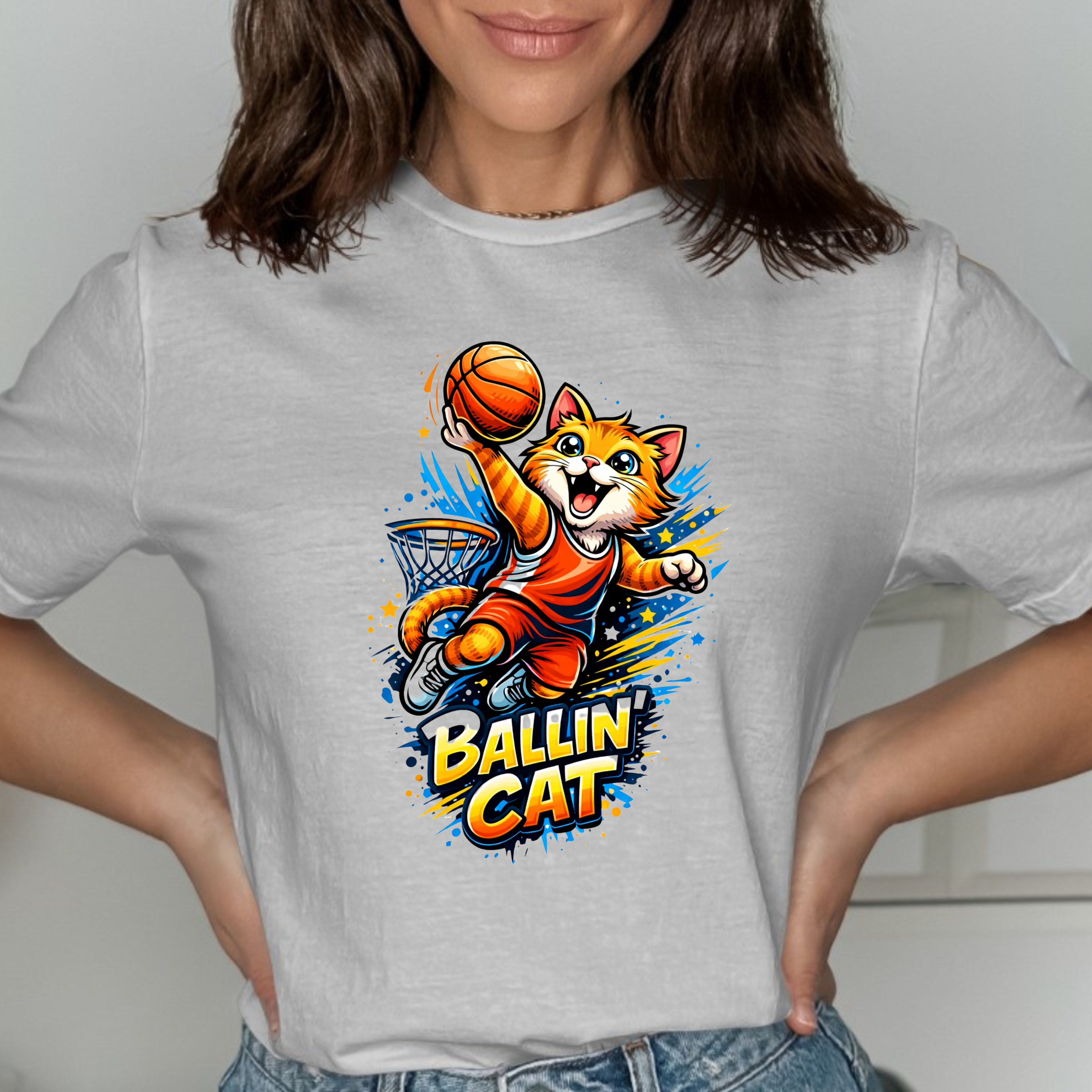 Ballin Cat T-Shirt