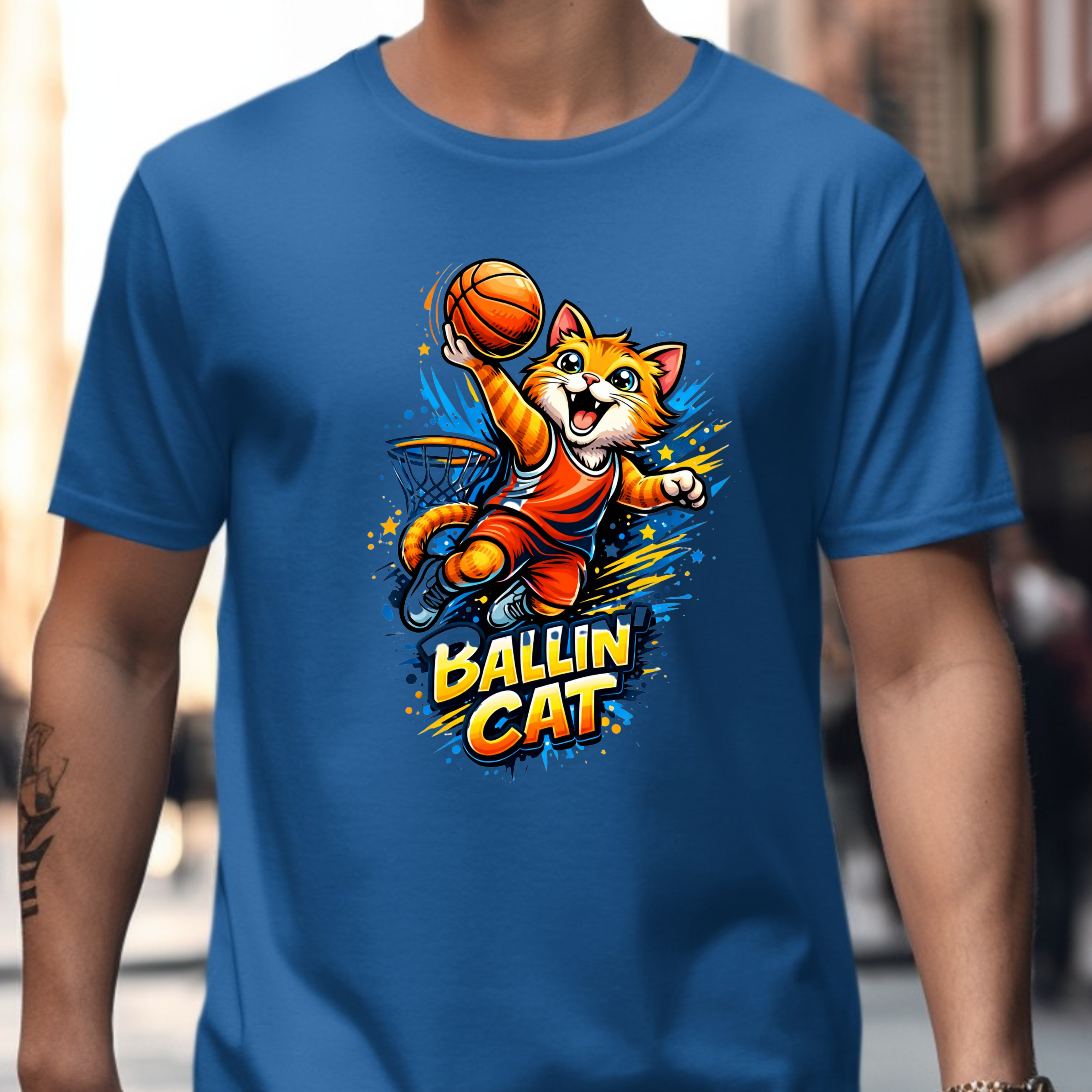 Ballin Cat T-Shirt