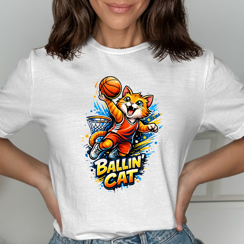 Ballin Cat T-Shirt