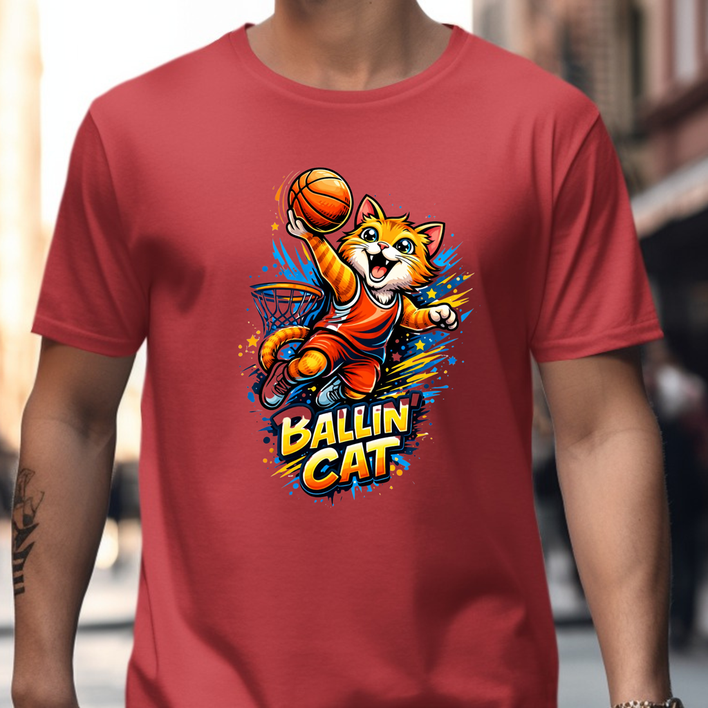 Ballin Cat T-Shirt
