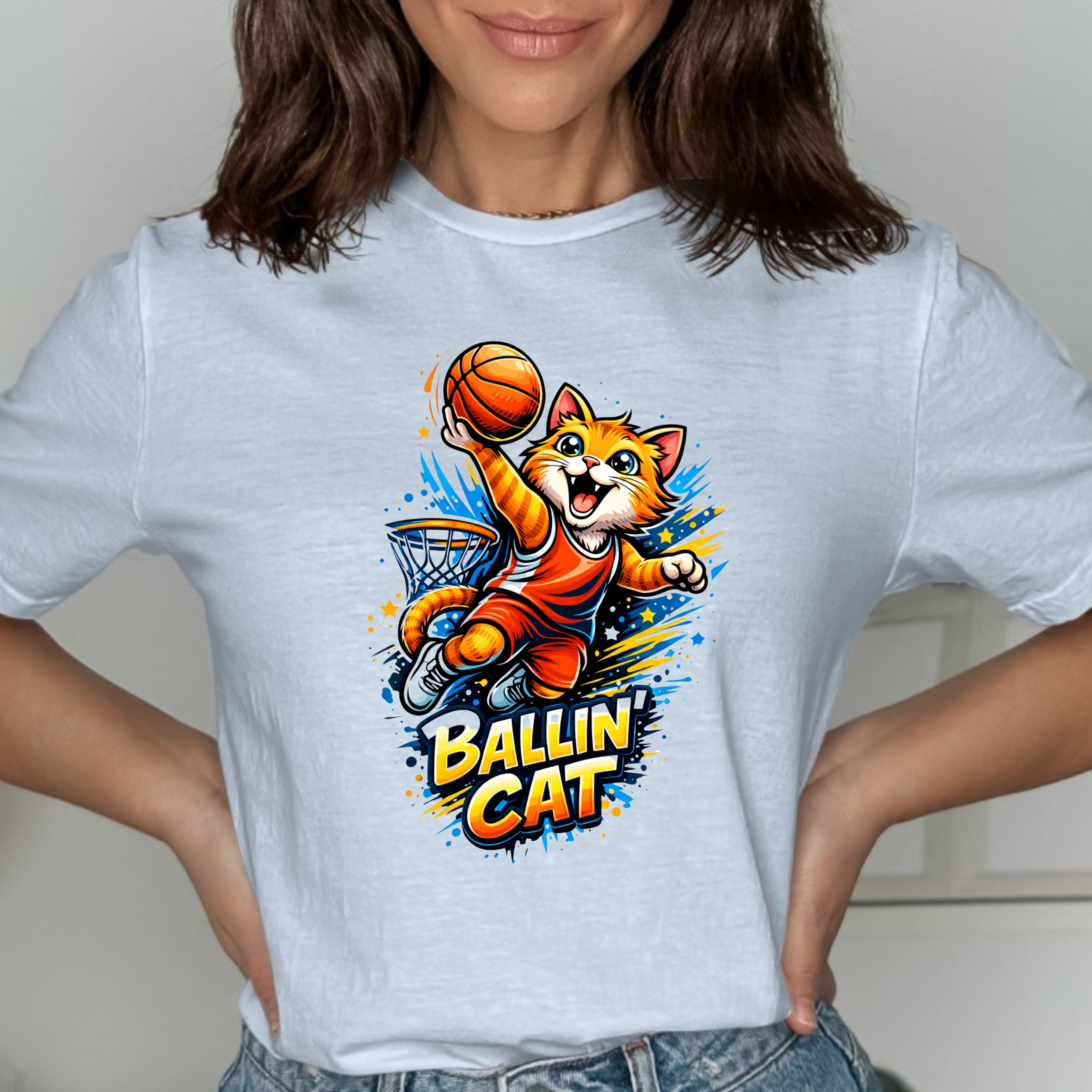 Ballin Cat T-Shirt