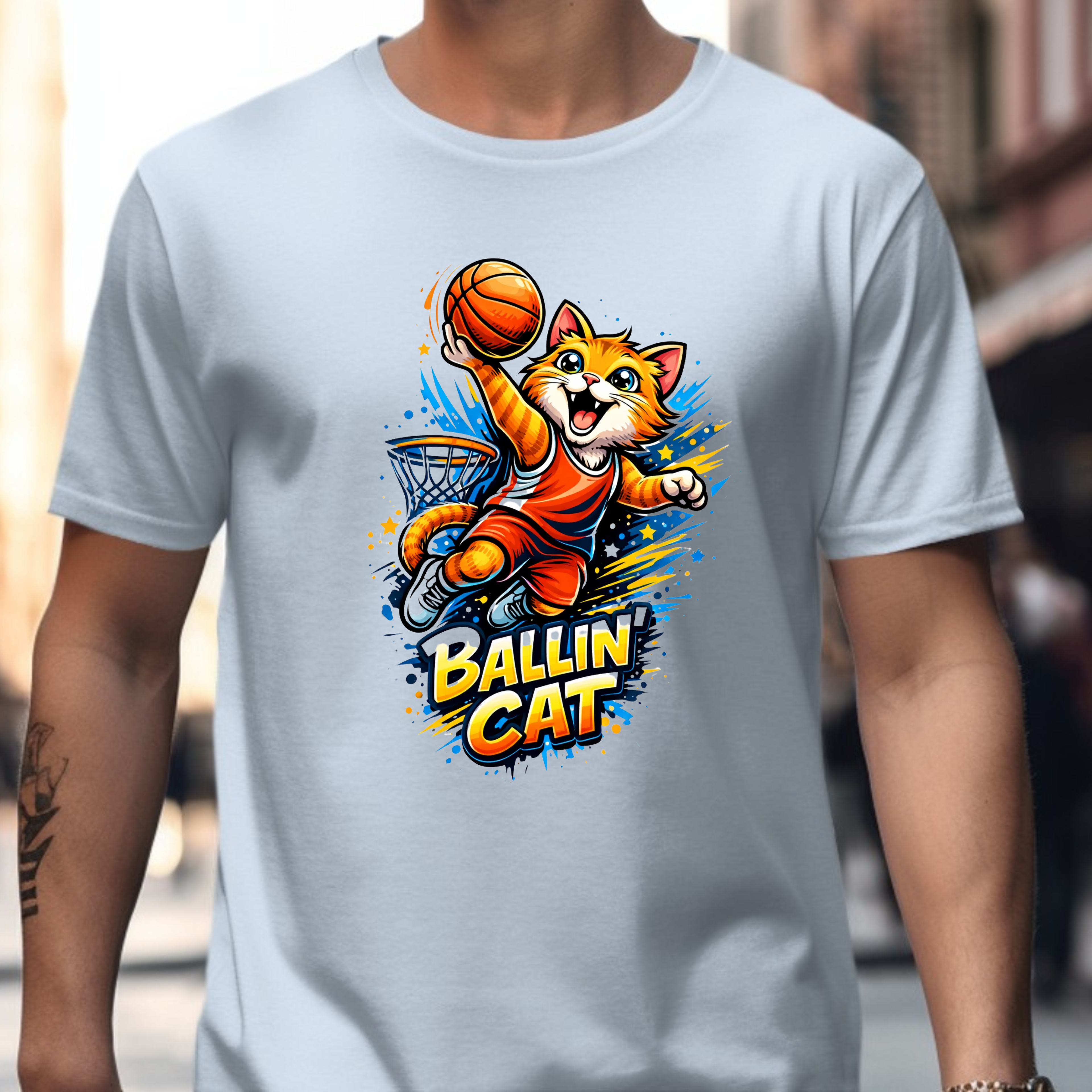Ballin Cat T-Shirt