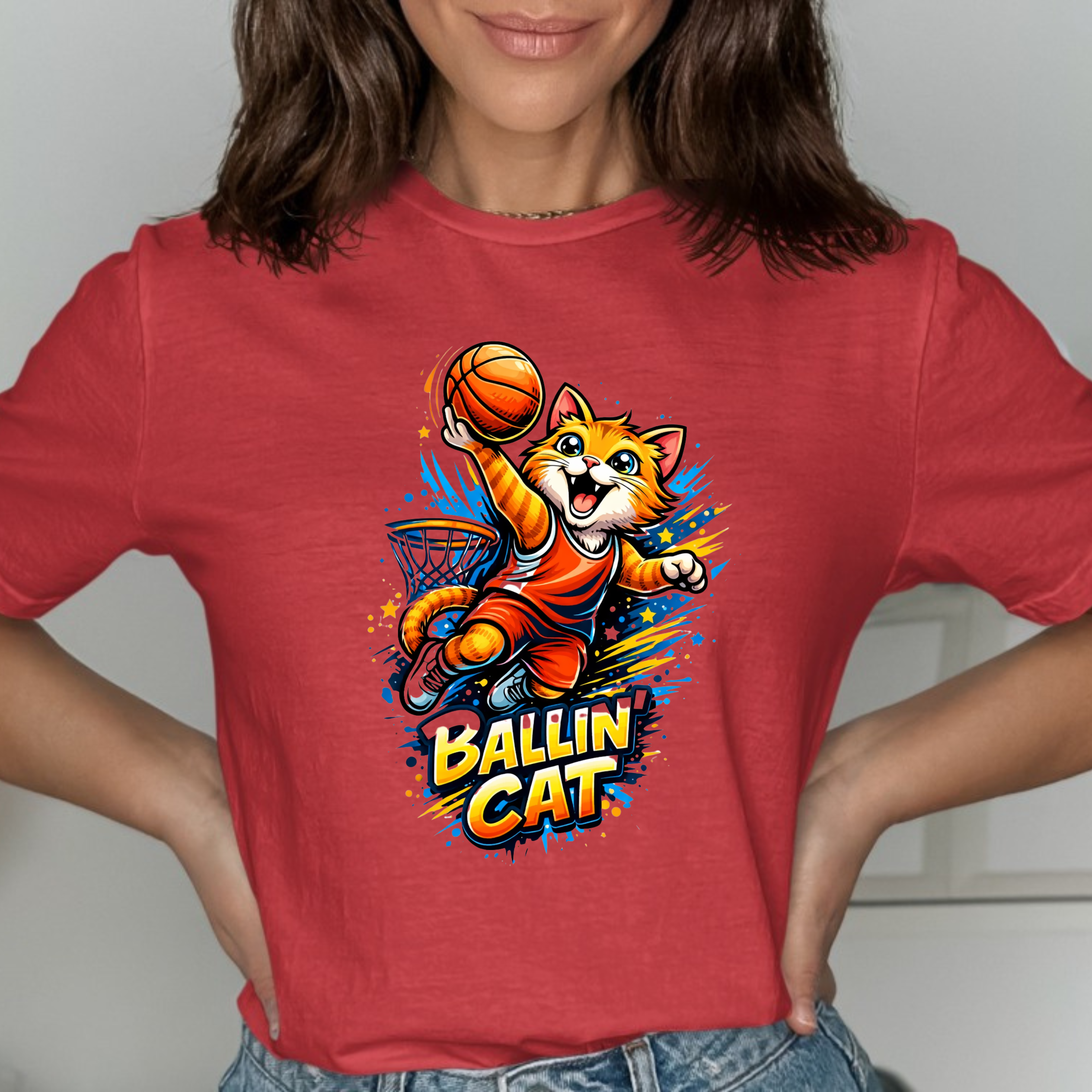 Ballin Cat T-Shirt