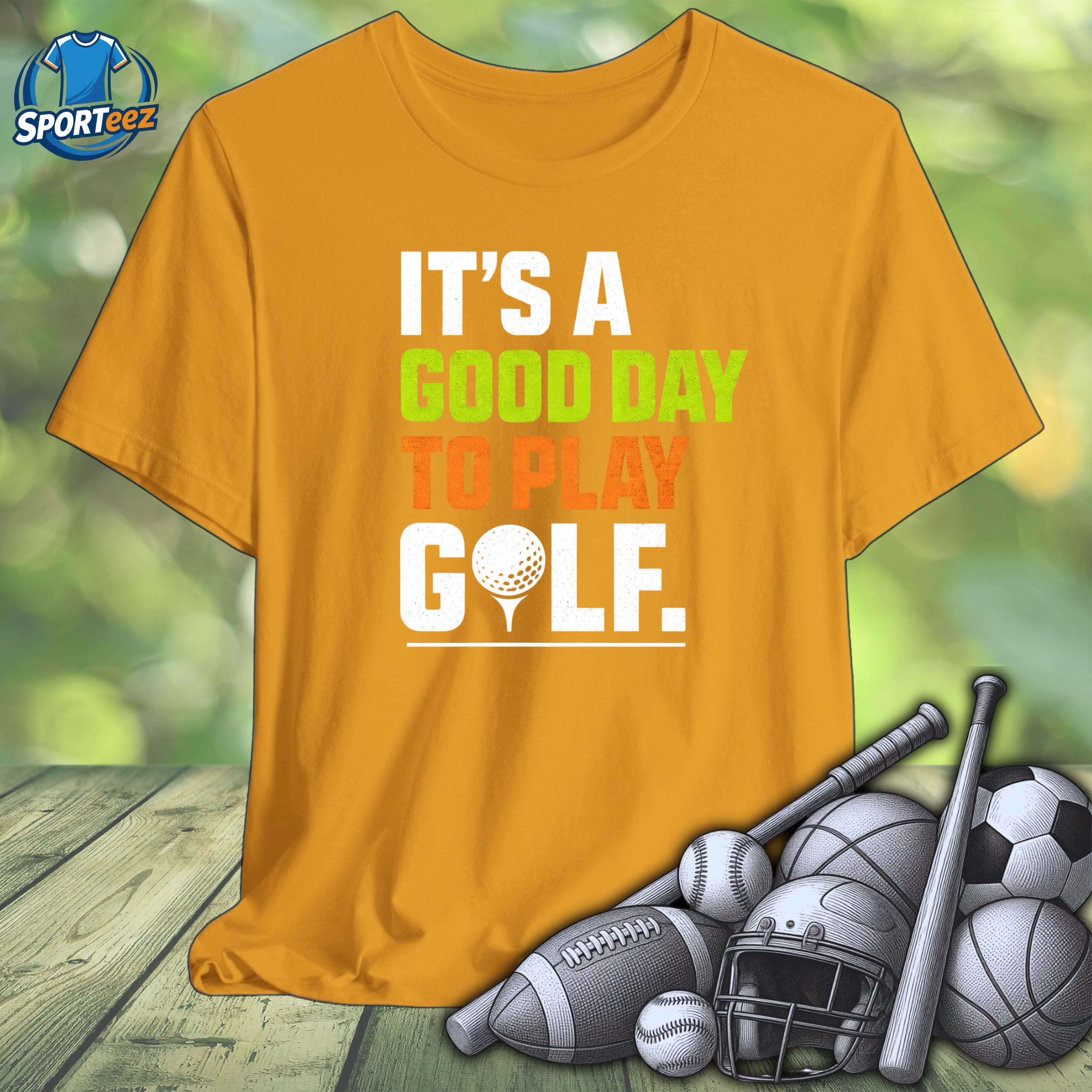 Good Day to Play Golf Tee