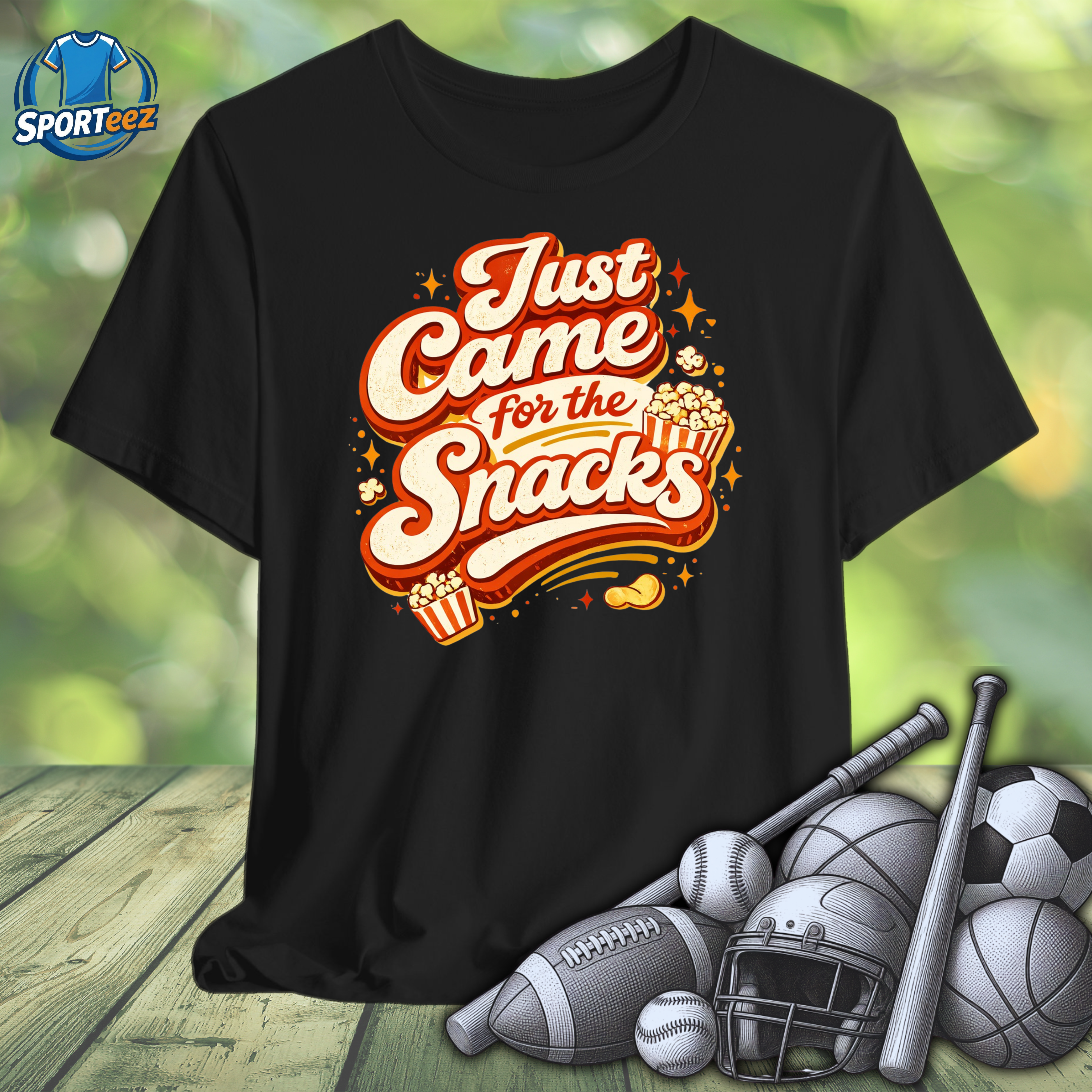 Just Came for Snacks Tee