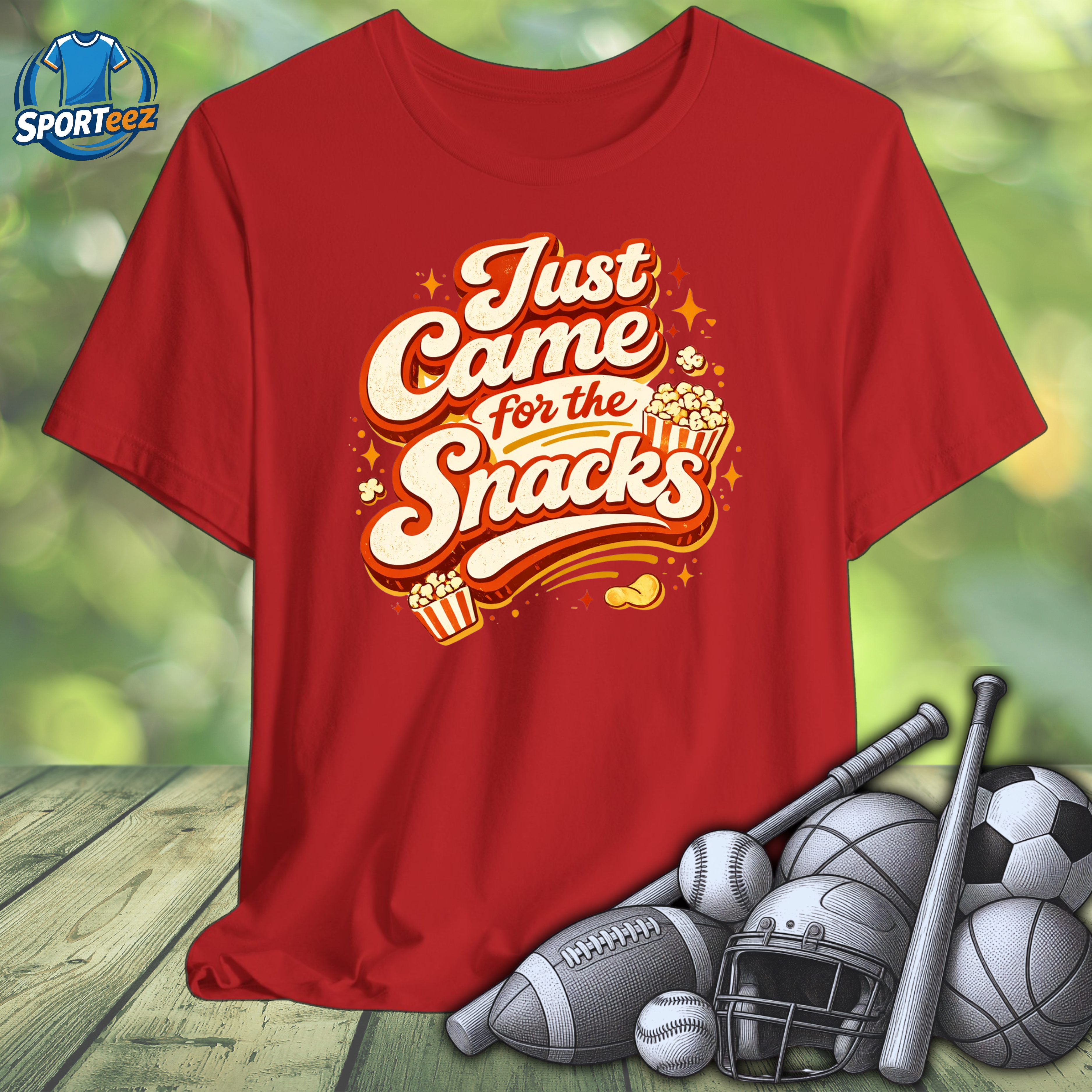 Just Came for Snacks Tee