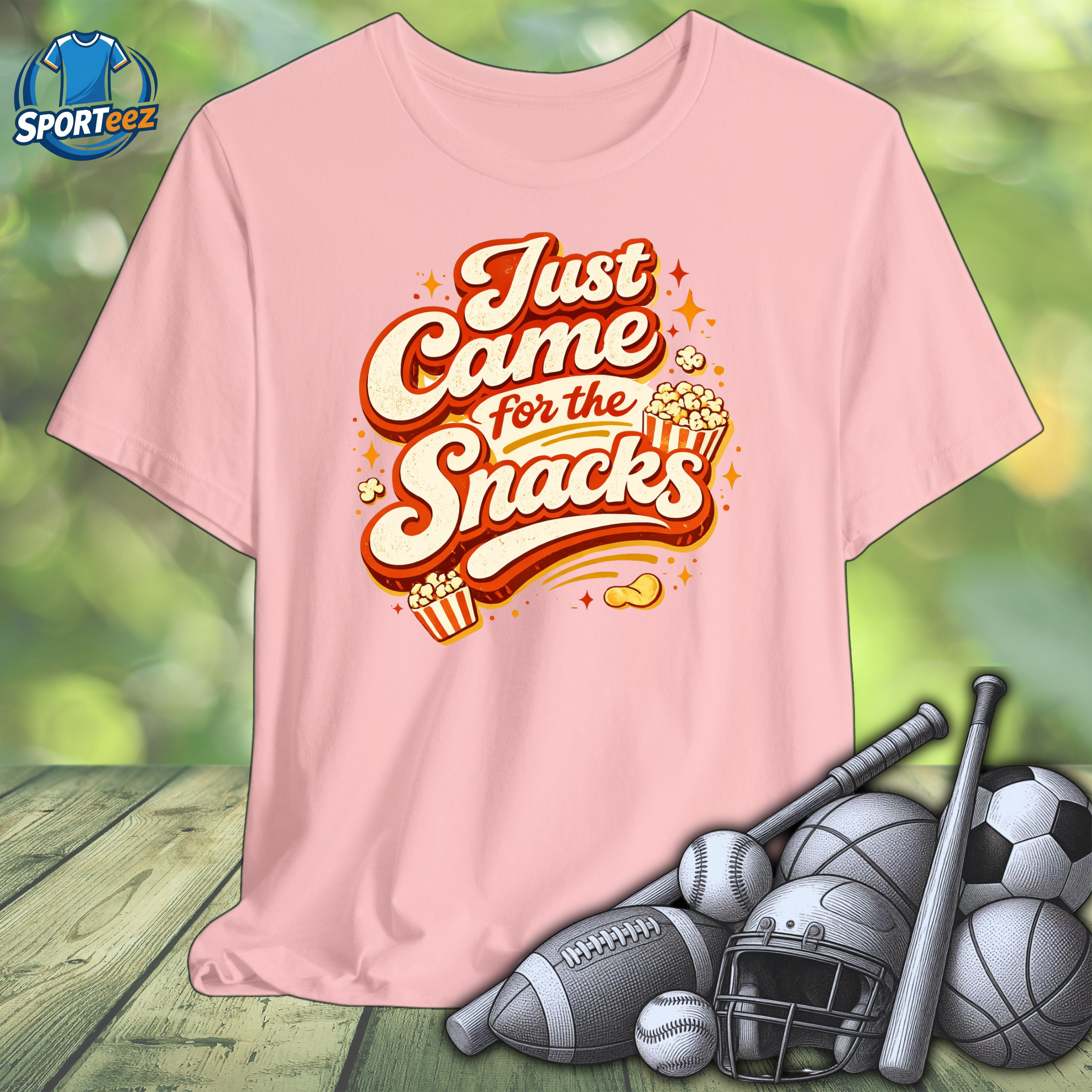 Just Came for Snacks Tee