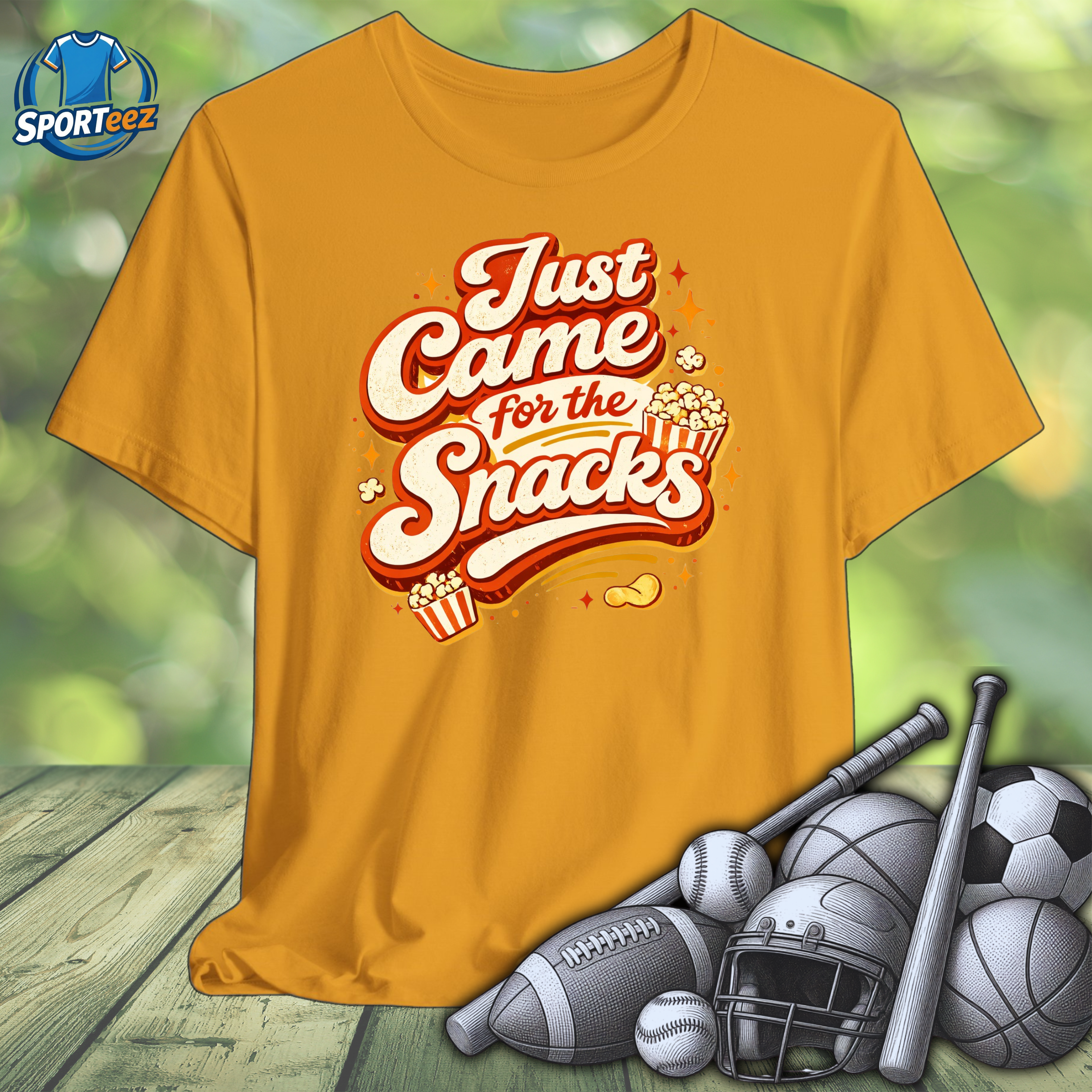 Just Came for Snacks Tee