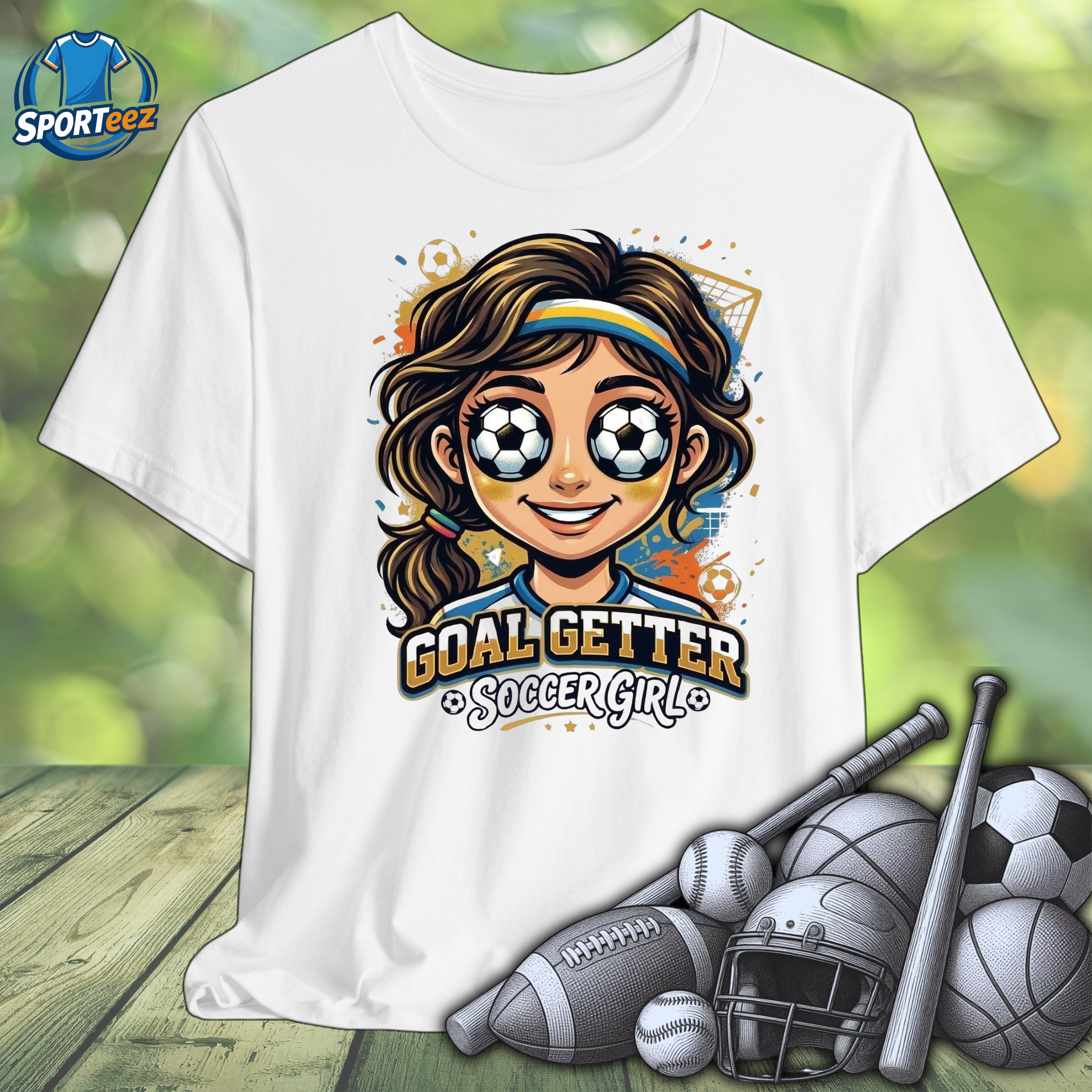 Goal Getter Soccer Girl Tee