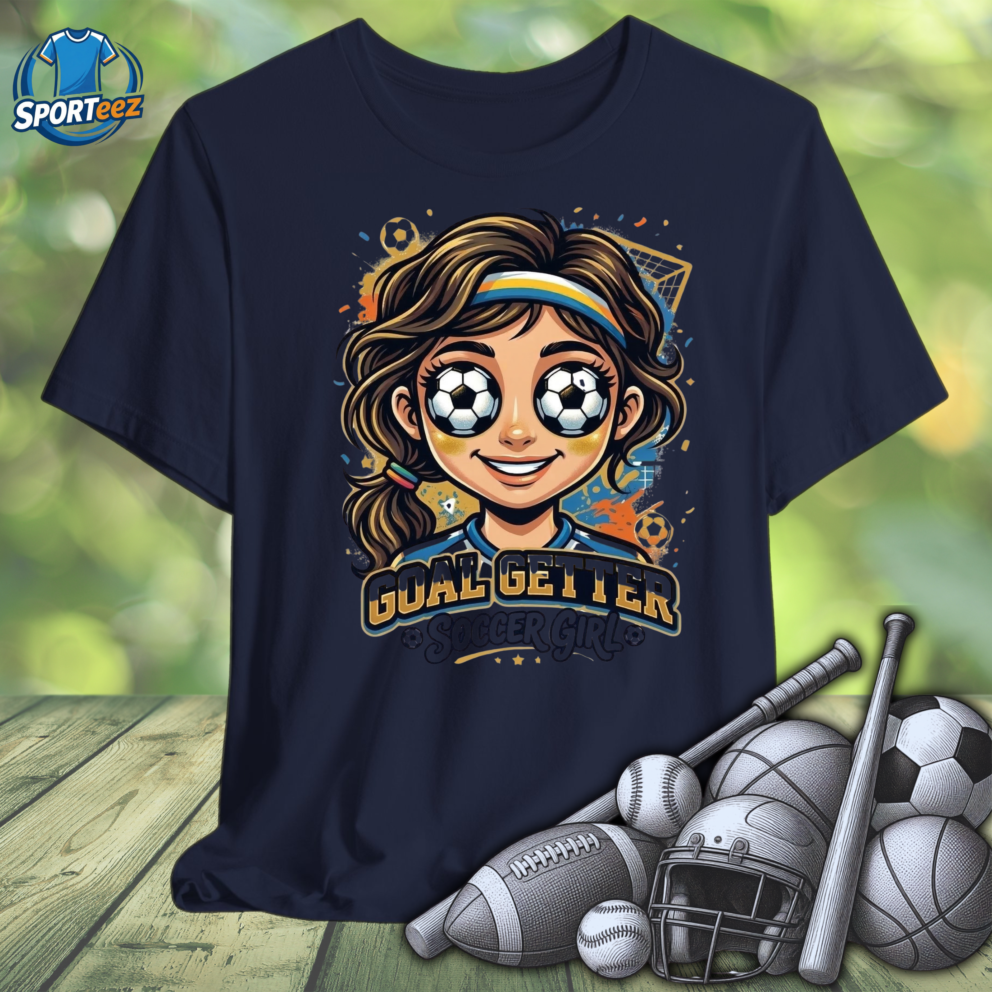 Goal Getter Soccer Girl Tee