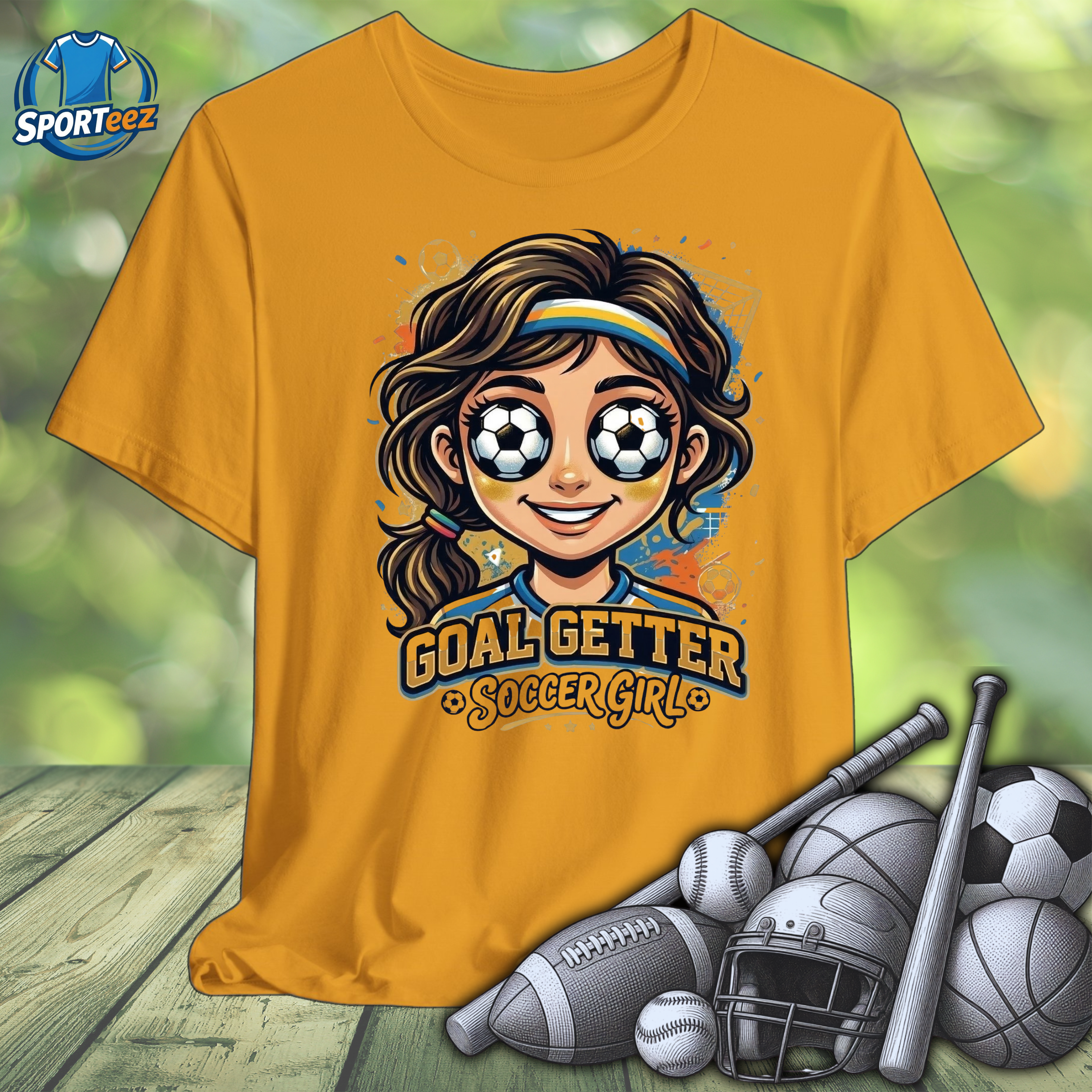 Goal Getter Soccer Girl Tee