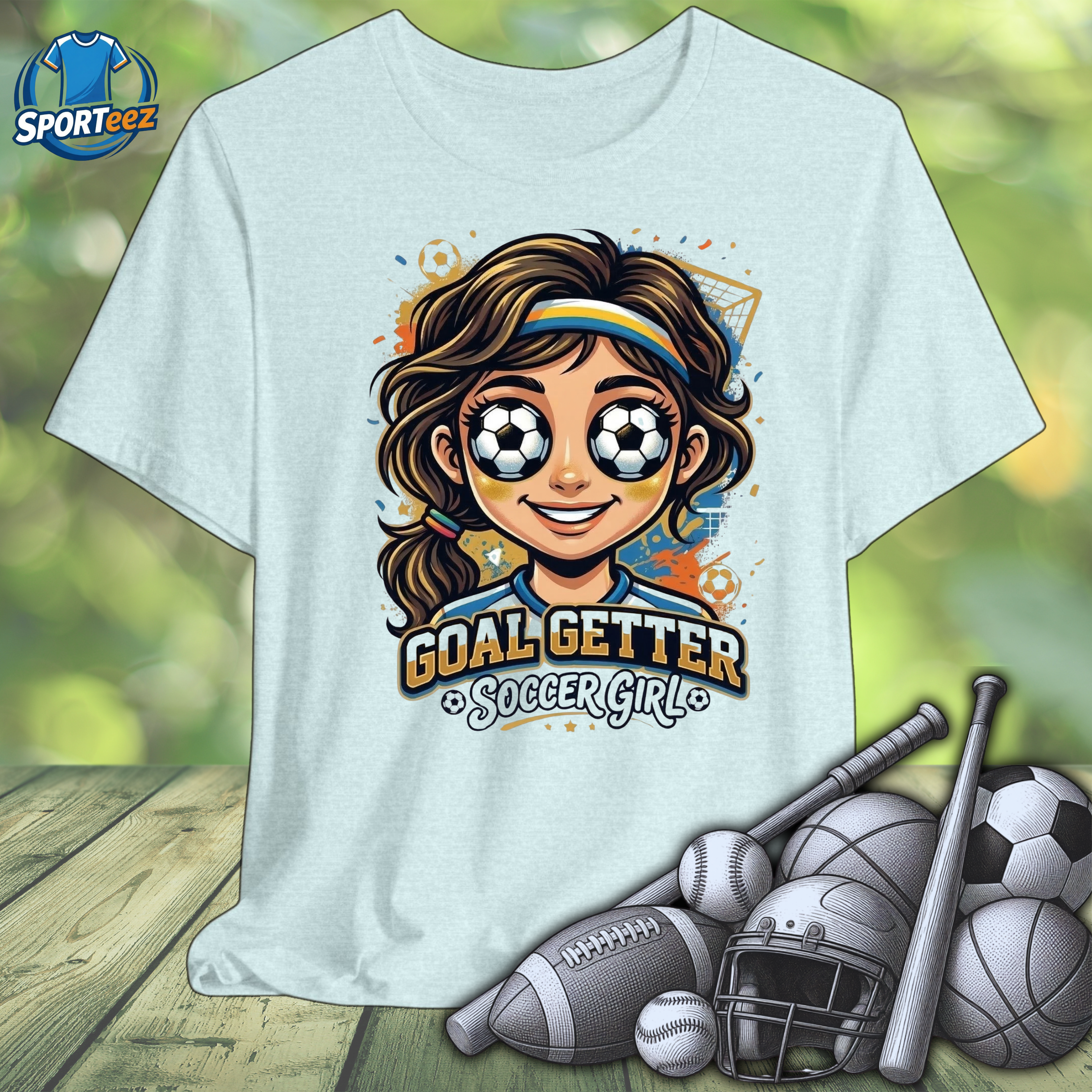 Goal Getter Soccer Girl Tee
