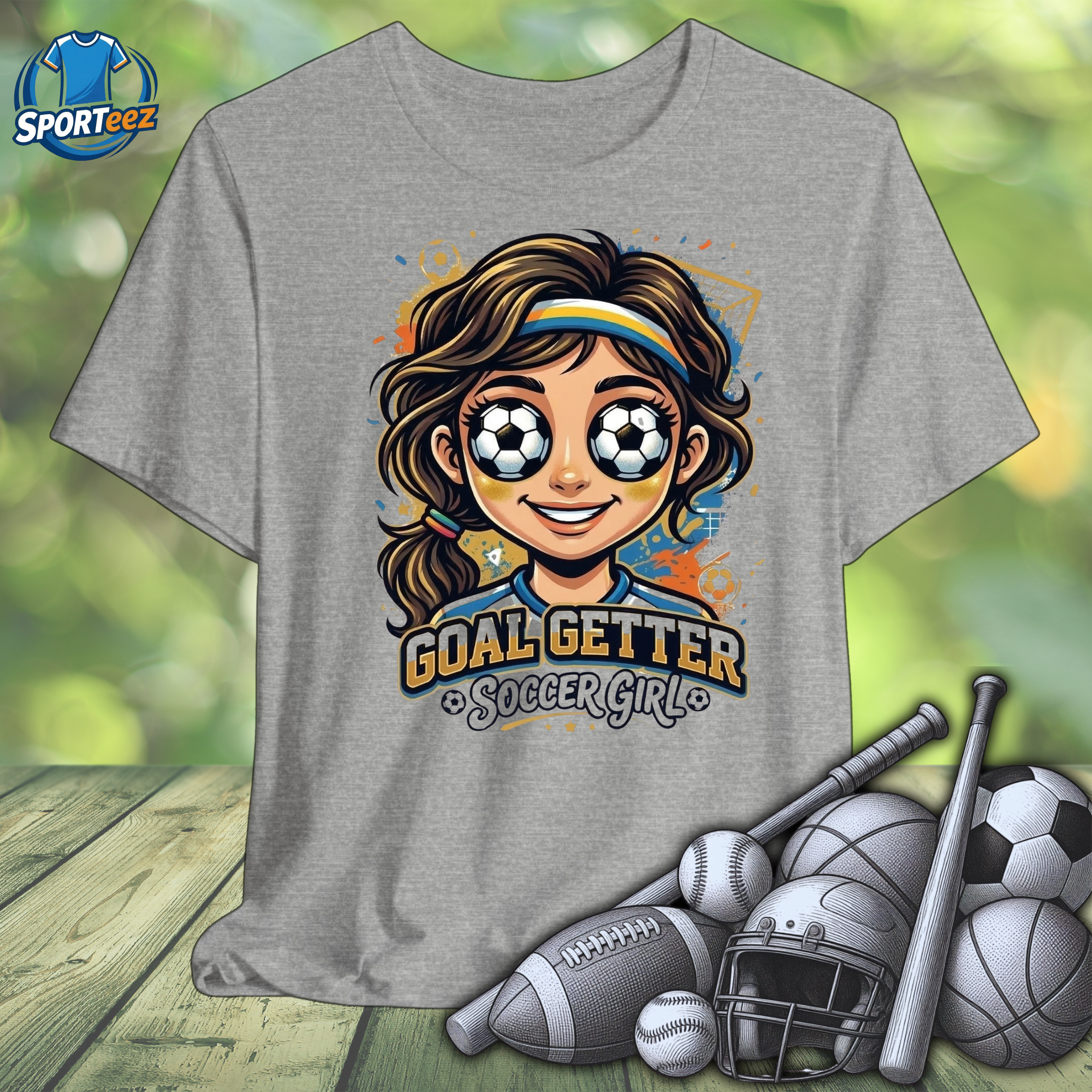Goal Getter Soccer Girl Tee