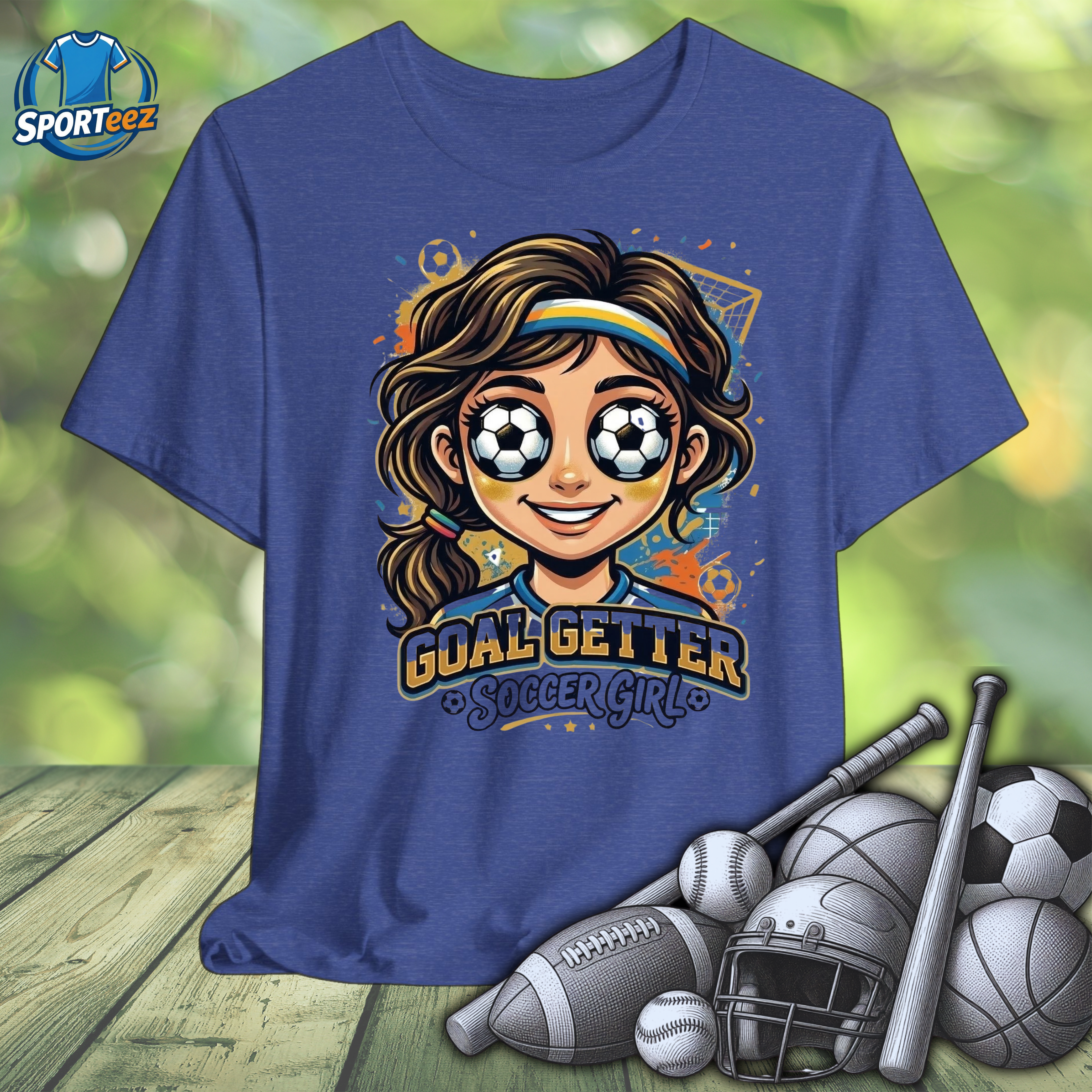 Goal Getter Soccer Girl Tee
