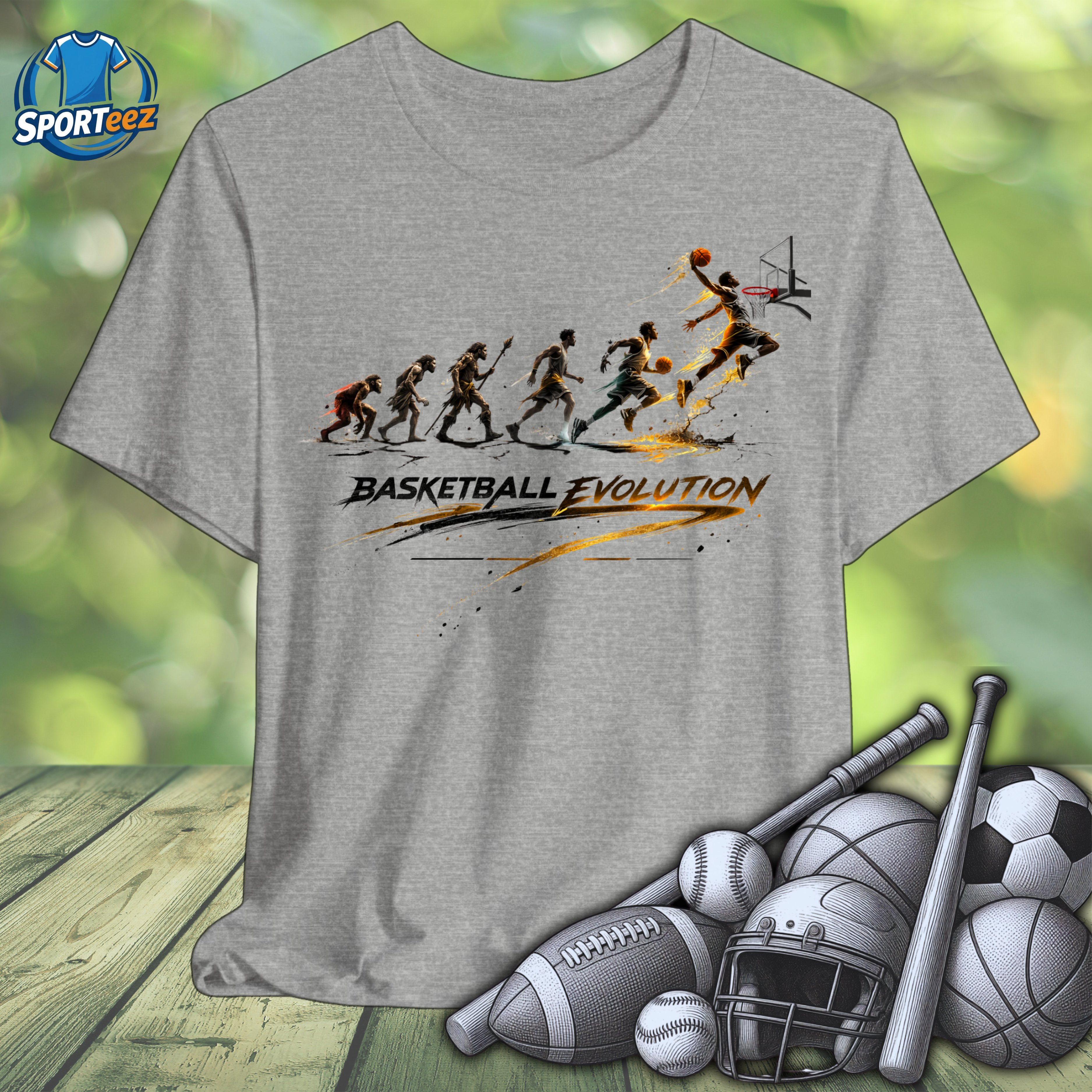 Basketball Evolution Tee