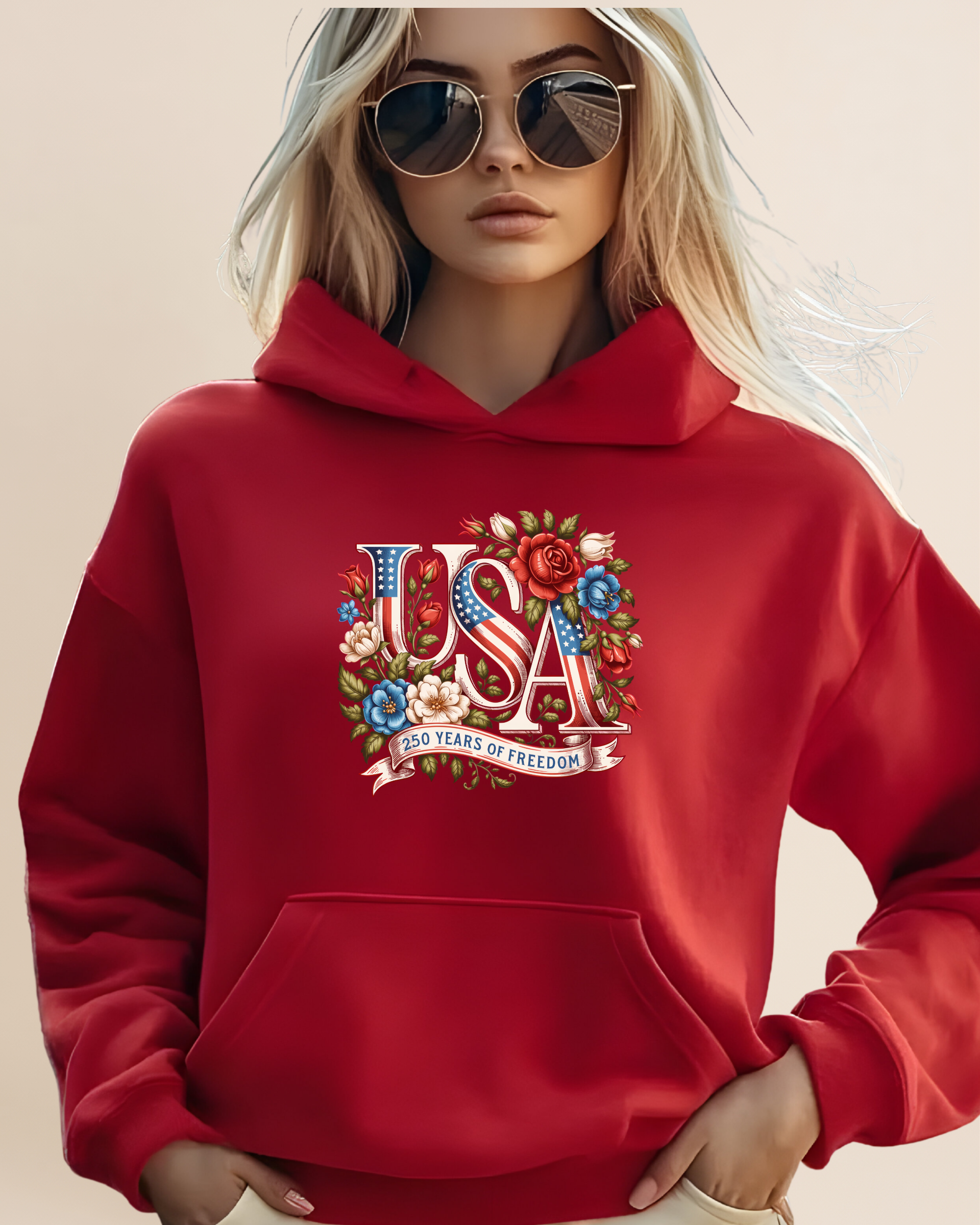 USA Heavy Blend™ Hooded Sweatshirt