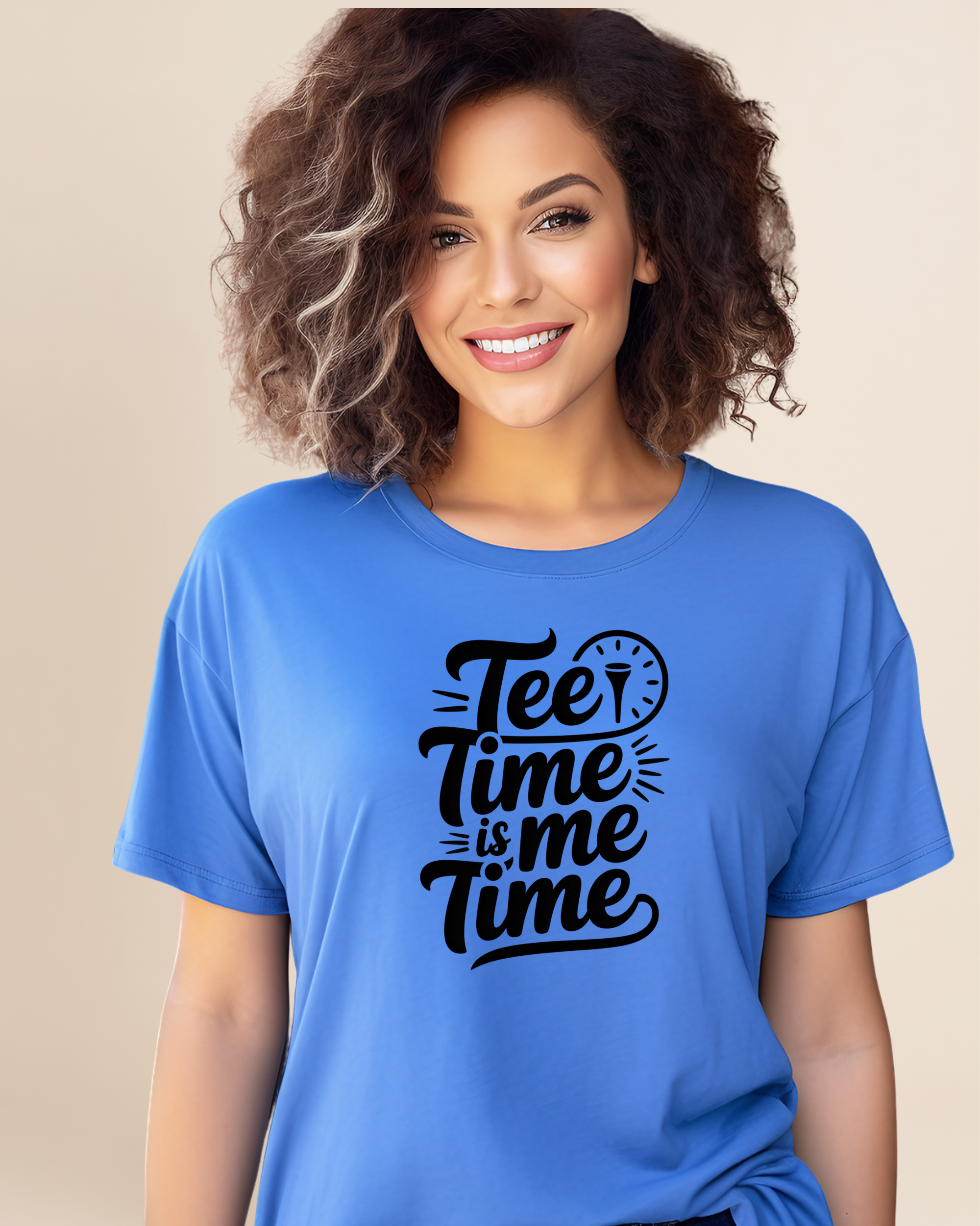 Time is Me Time' Golf s Adult Unisex Tee