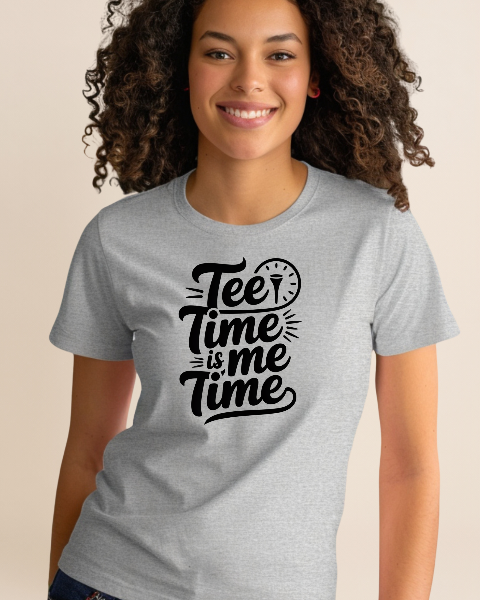 Time is Me Time' Golf s Adult Unisex Tee