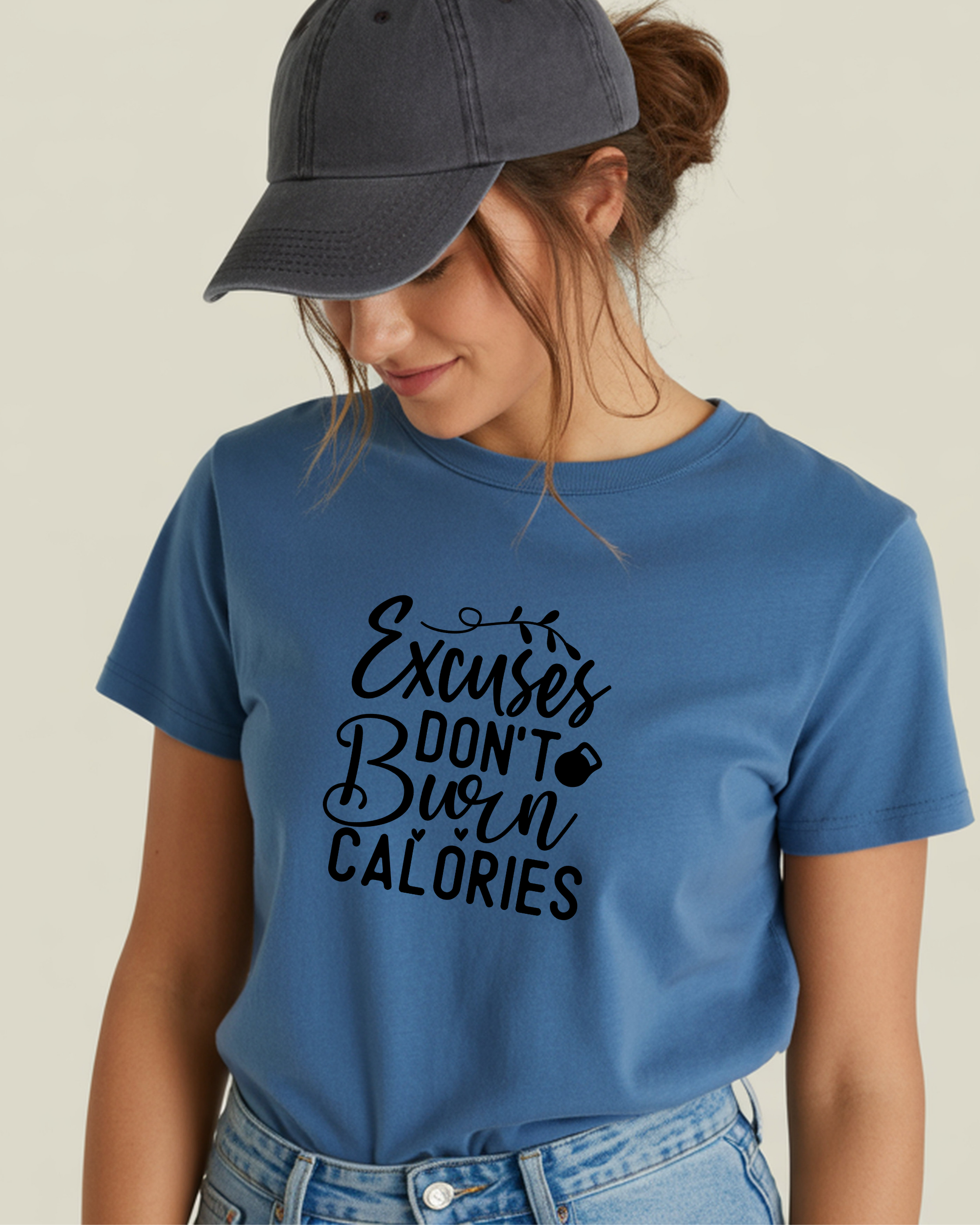 Excuse Don't Burn Calories Adult Unisex Tee