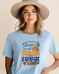Exercise Not Extra Fries Adult Unisex Tee