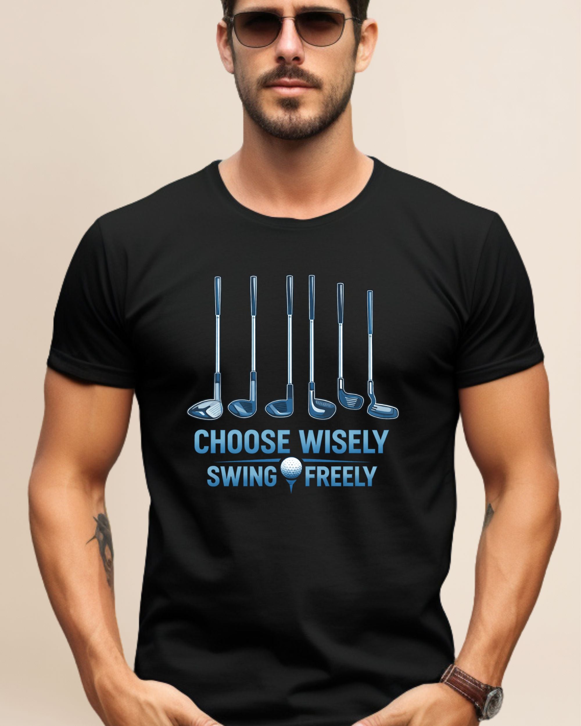 Choose Wisely Swing Freely Adult Unisex Tee