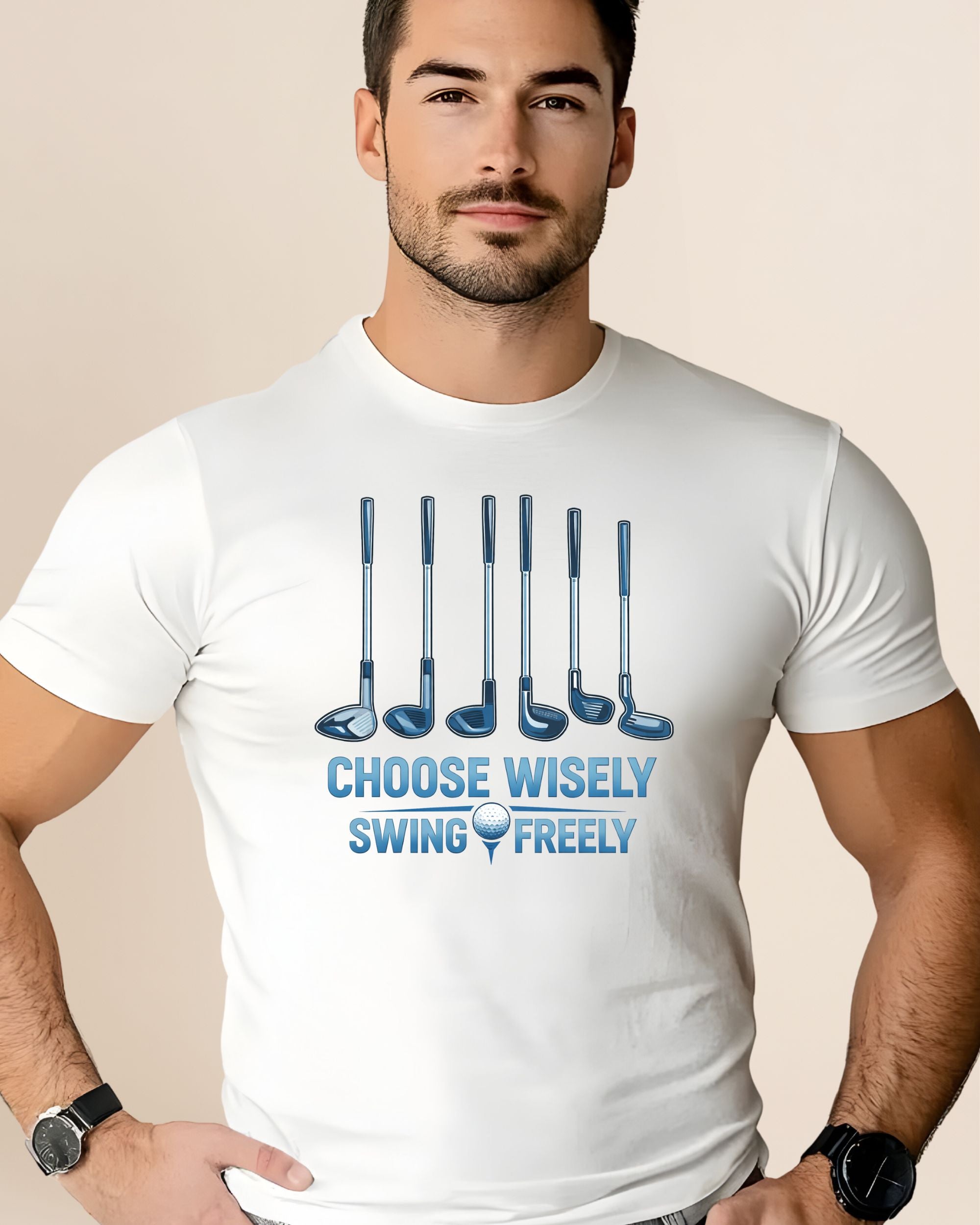 Choose Wisely Swing Freely Adult Unisex Tee