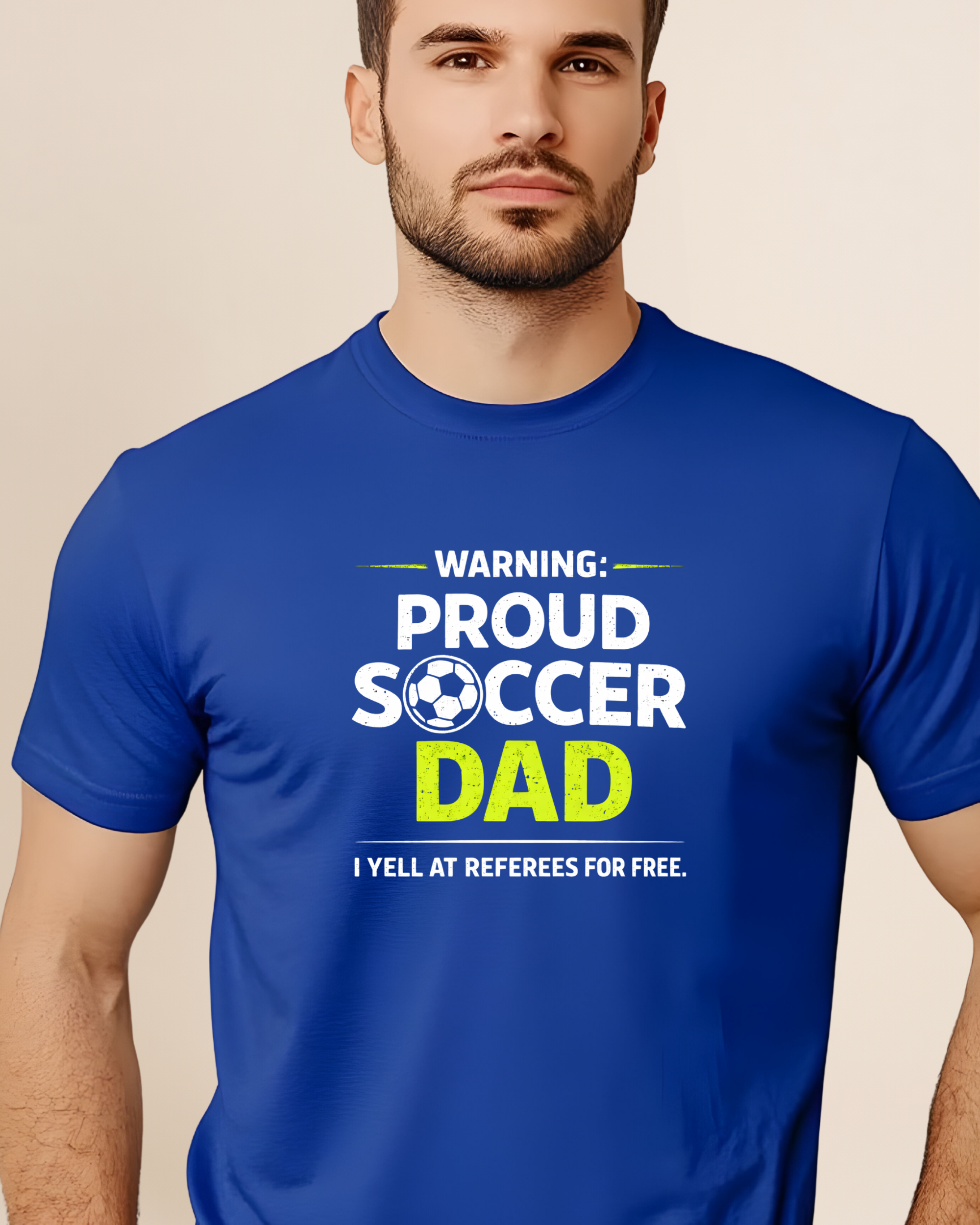 Proud Soccer Dad Adult Unisex Tee