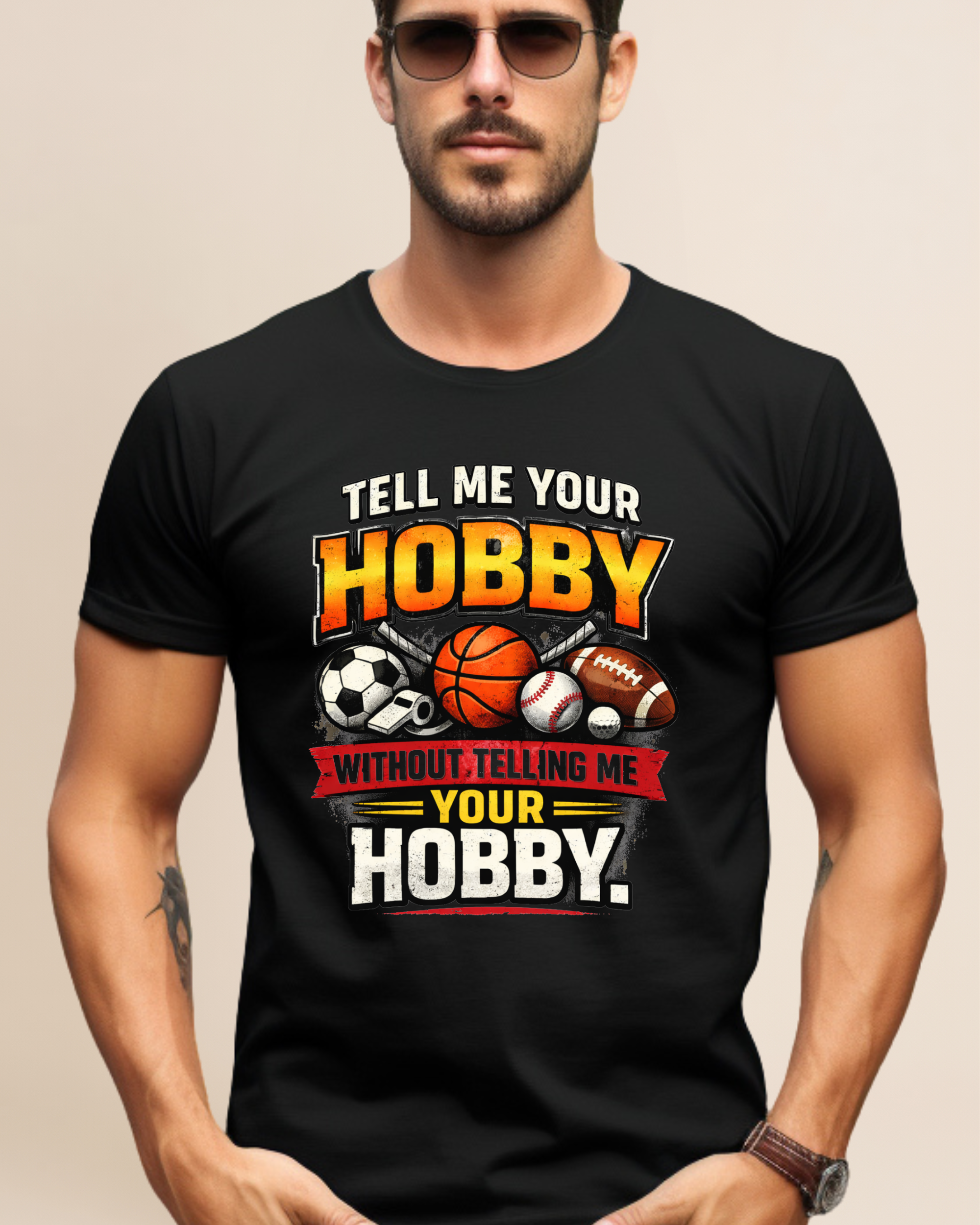 Tell Me Your Hobby Adult Unisex Tee