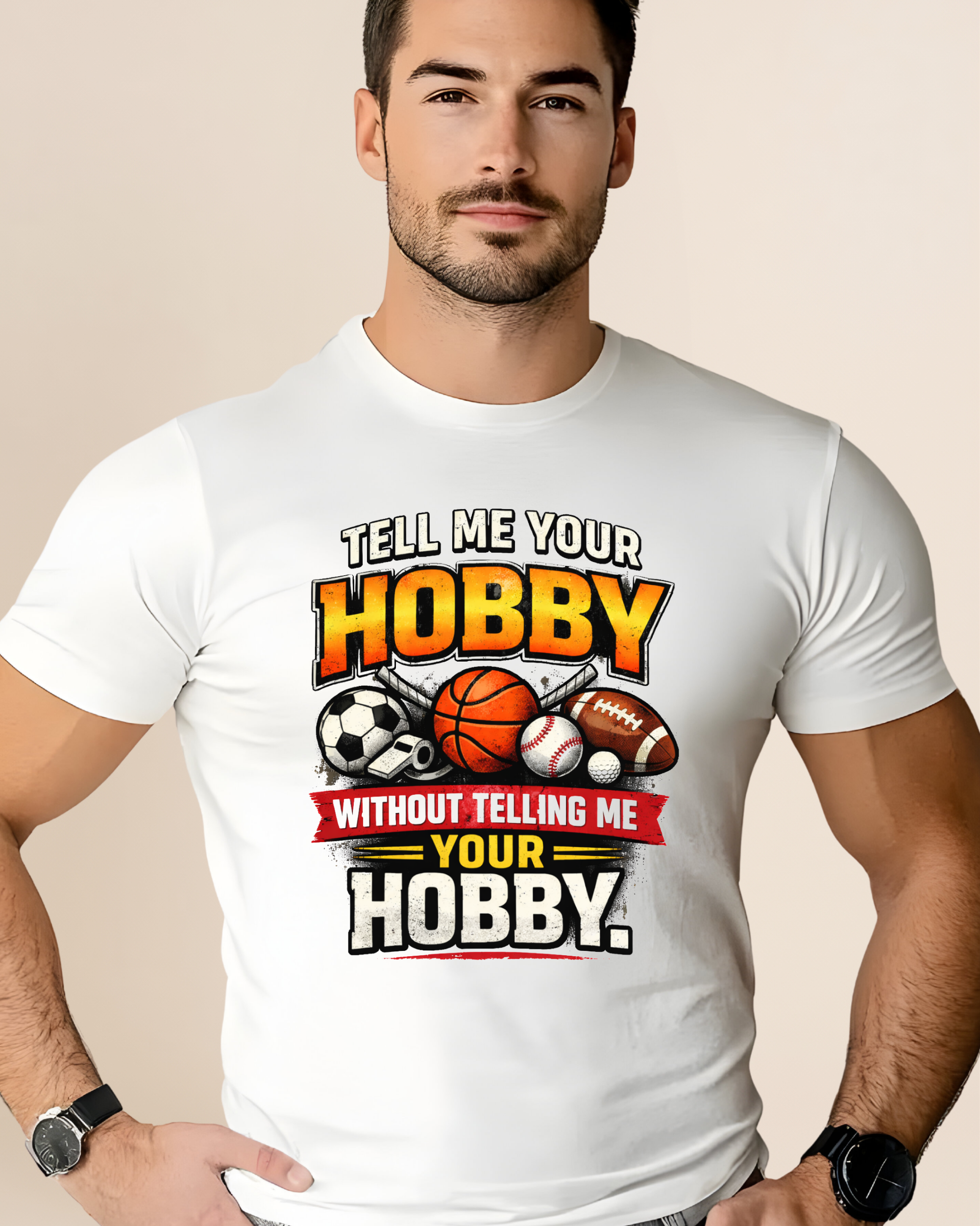 Tell Me Your Hobby Adult Unisex Tee