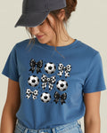 Soccer Bow Vibes Adult Unisex Tee