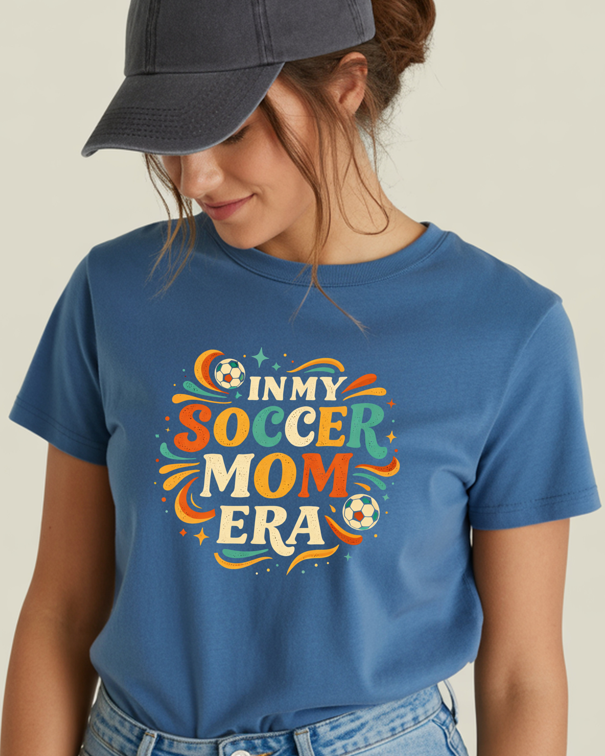 In My Soccer Mom Era Adult Unisex Tee