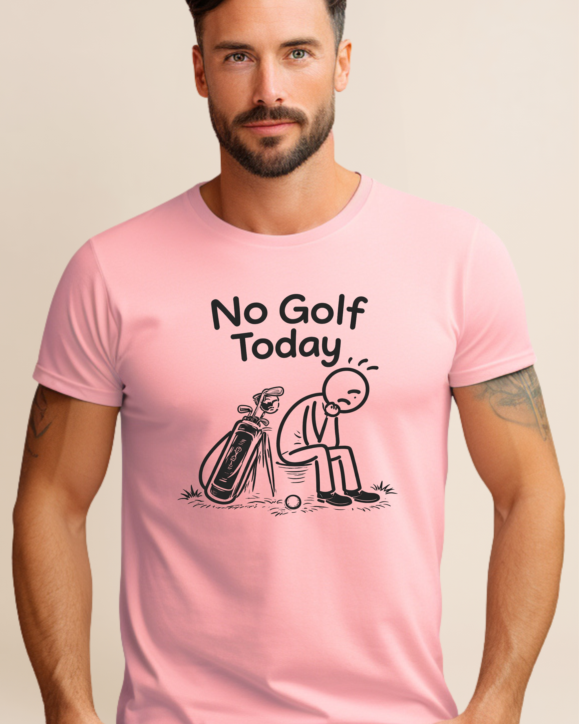 No Golf Today Unisex Adult Unisex Tee