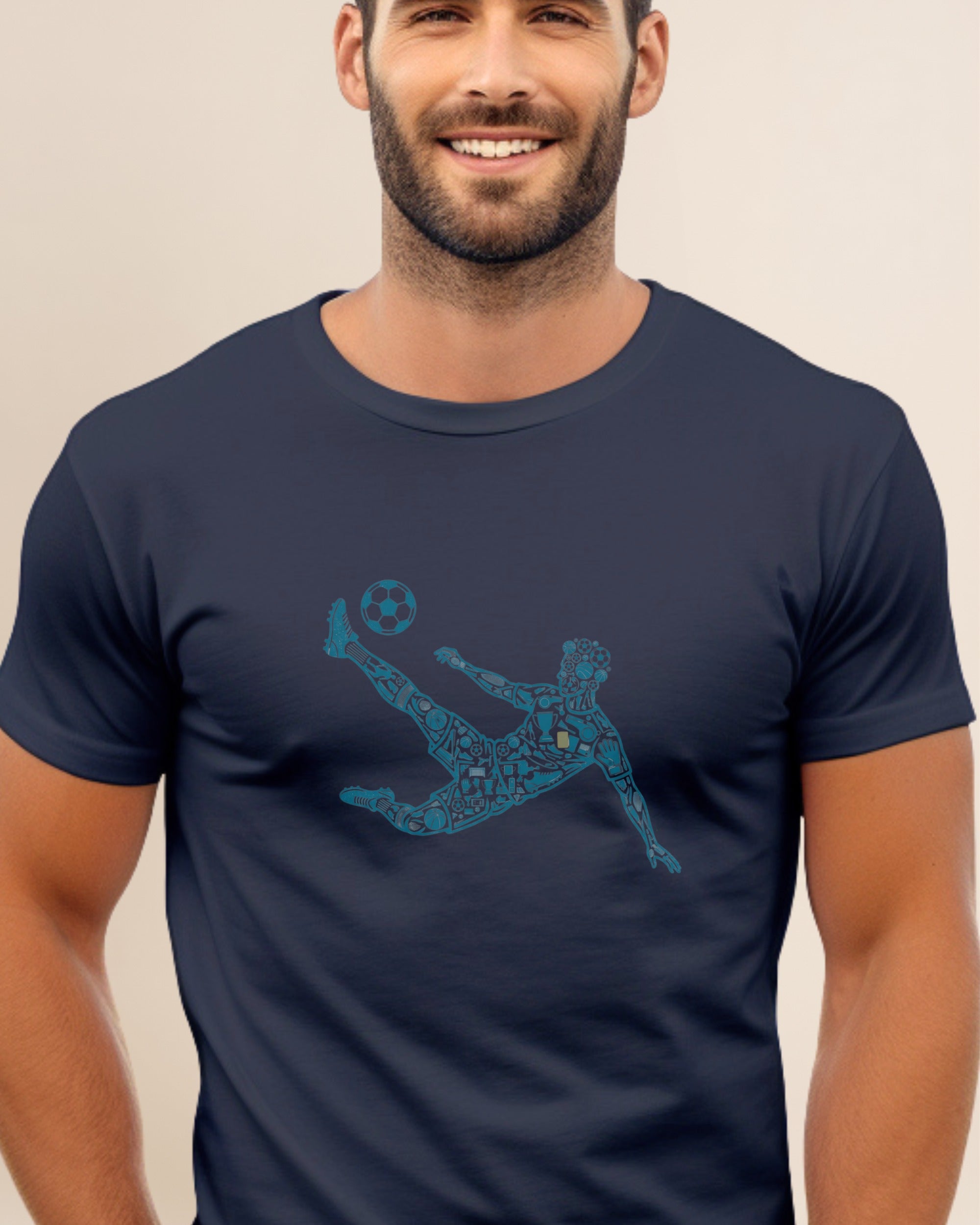 Dynamic Soccer Iconography Adult Adult Unisex Tee