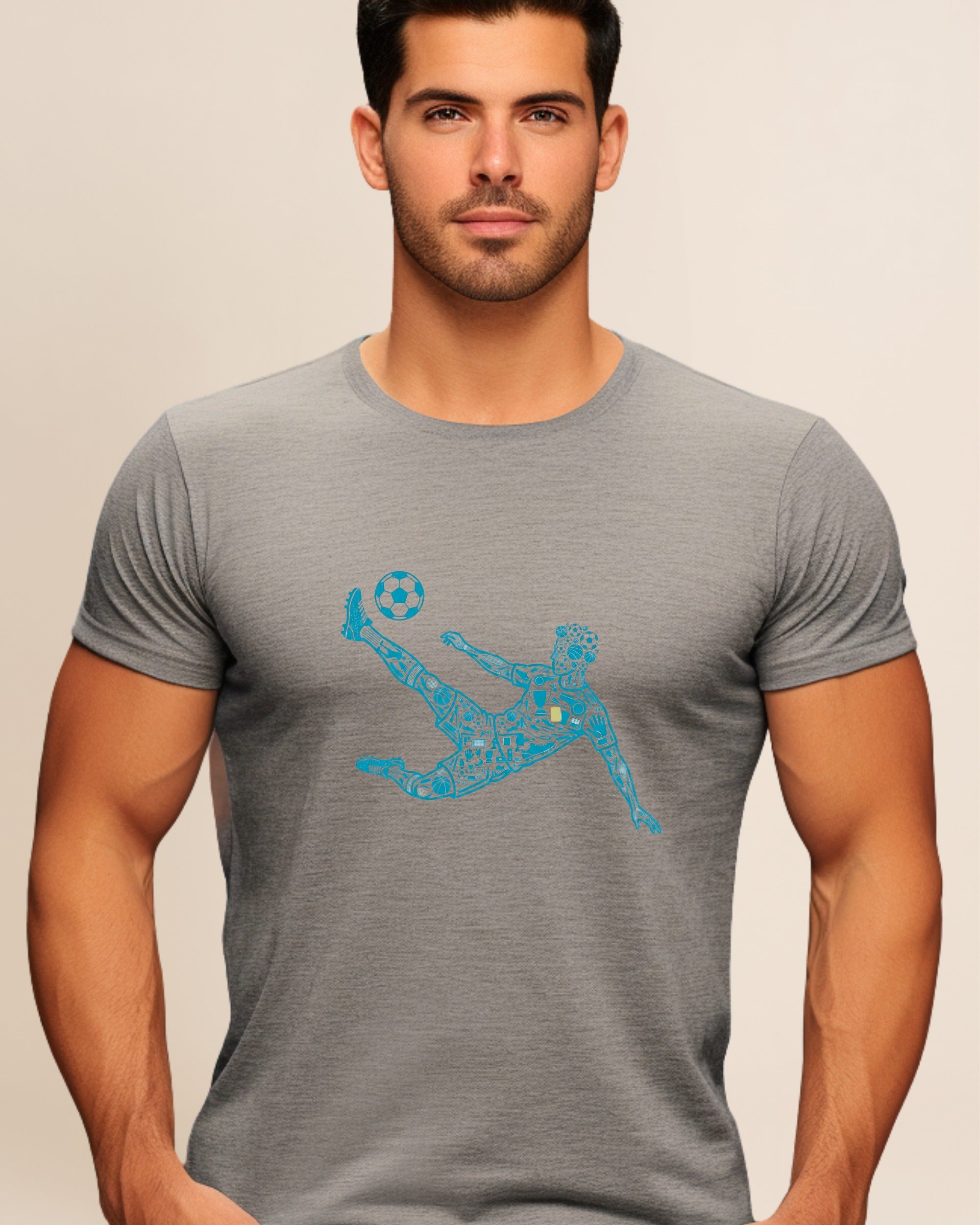 Dynamic Soccer Iconography Adult Adult Unisex Tee