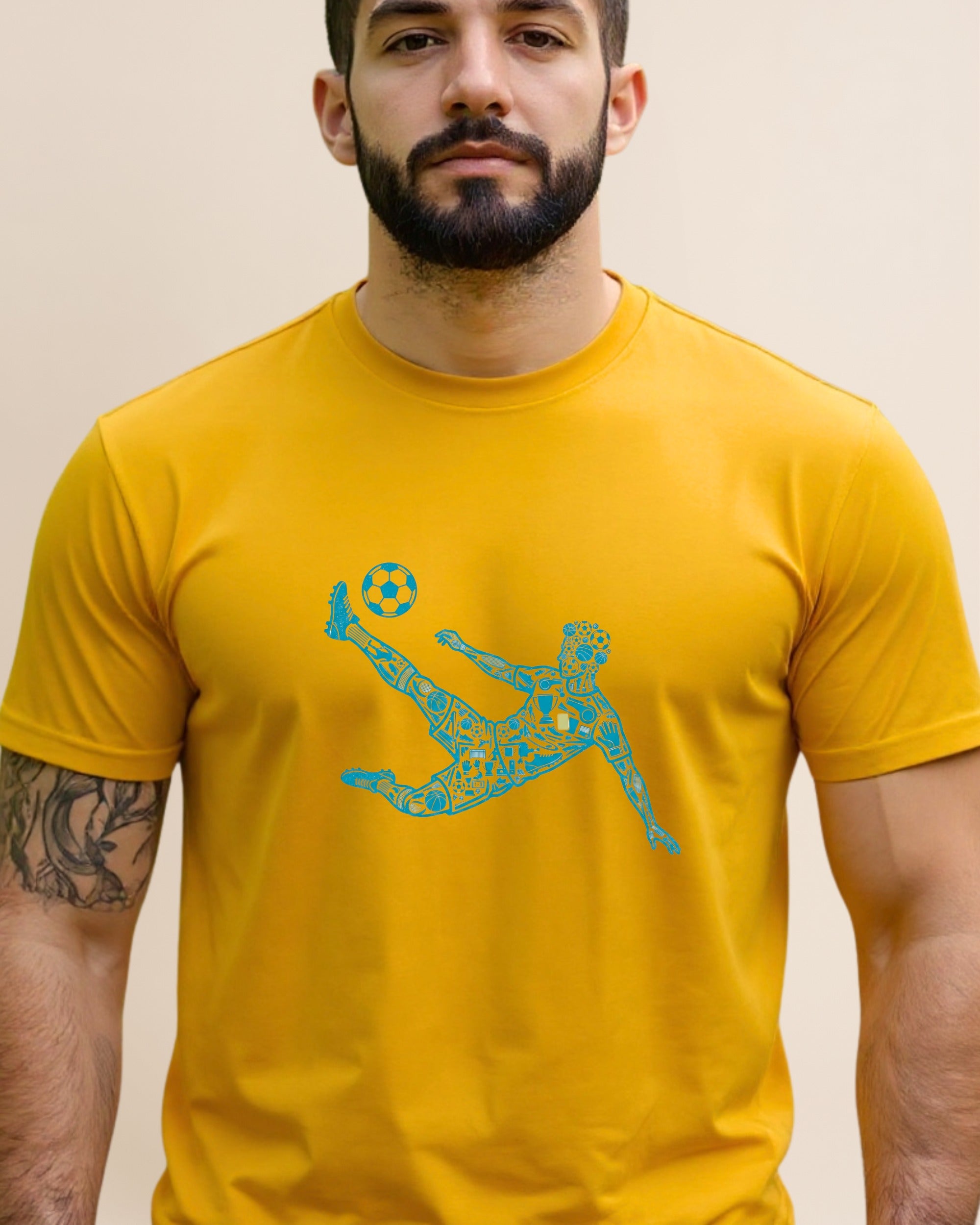 Dynamic Soccer Iconography Adult Adult Unisex Tee