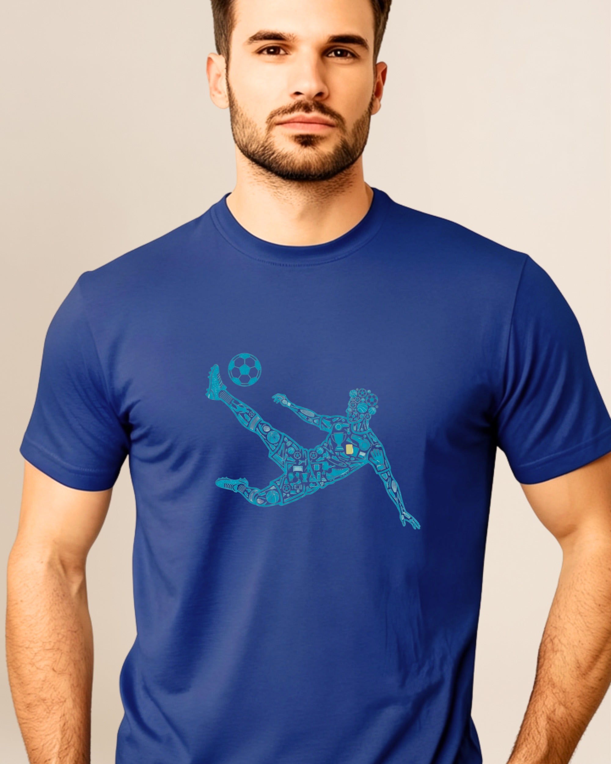Dynamic Soccer Iconography Adult Adult Unisex Tee