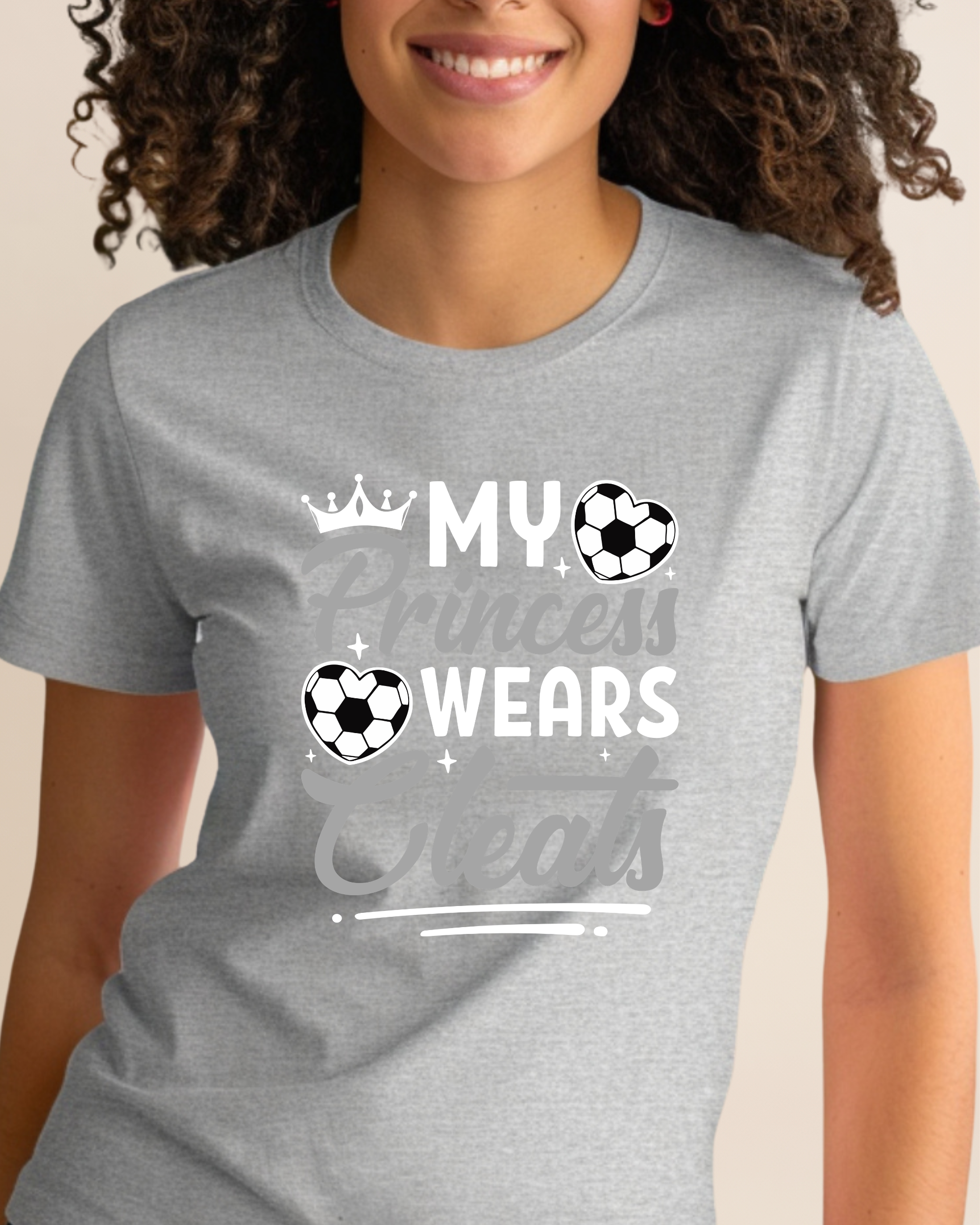 My Princess Wear Cleats Adult Unisex Tee
