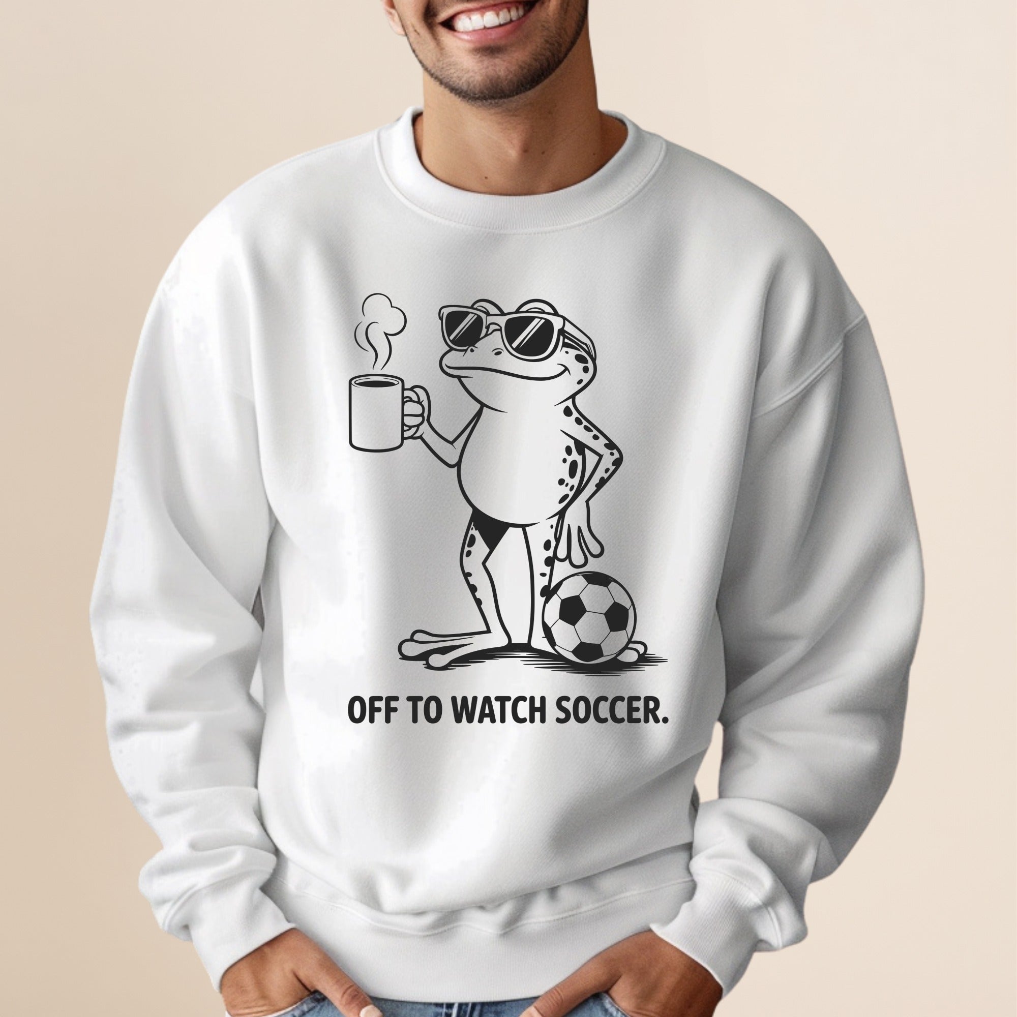 The 'Match Day Chill' Frog Sweatshirt