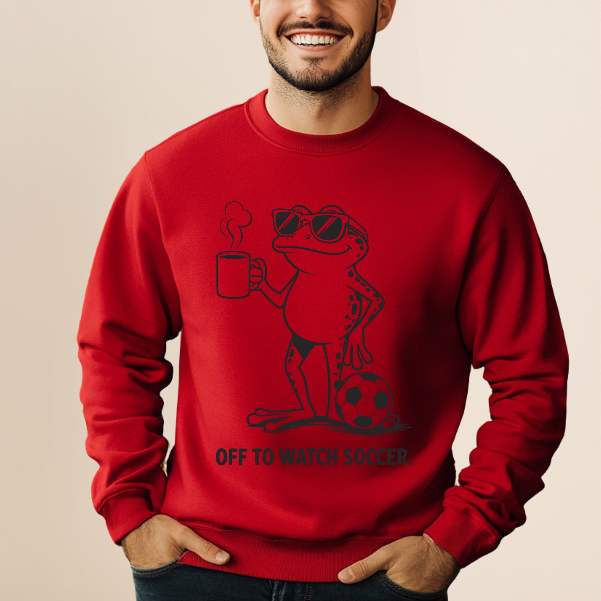 The 'Match Day Chill' Frog Sweatshirt
